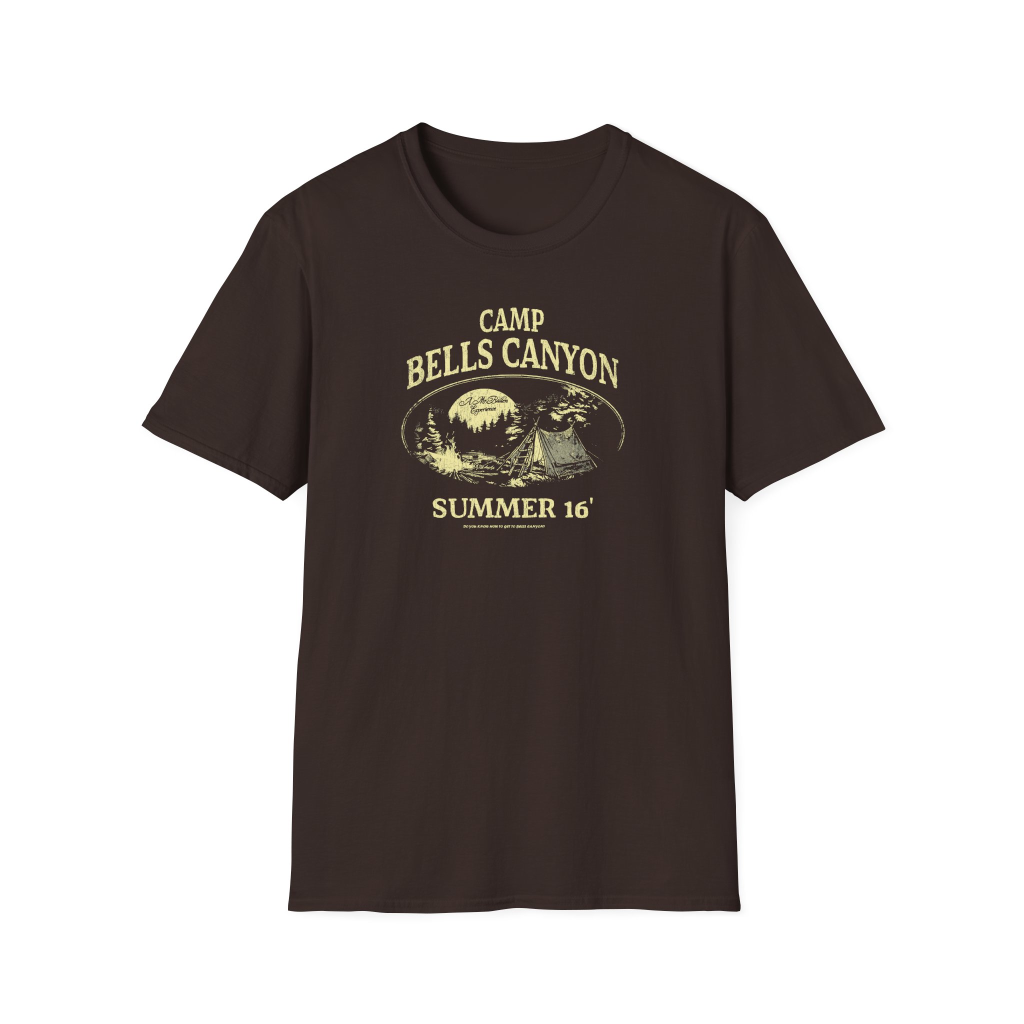 Mrballen Bells Canyon Distressed Unisex Softstyle T-Shirt