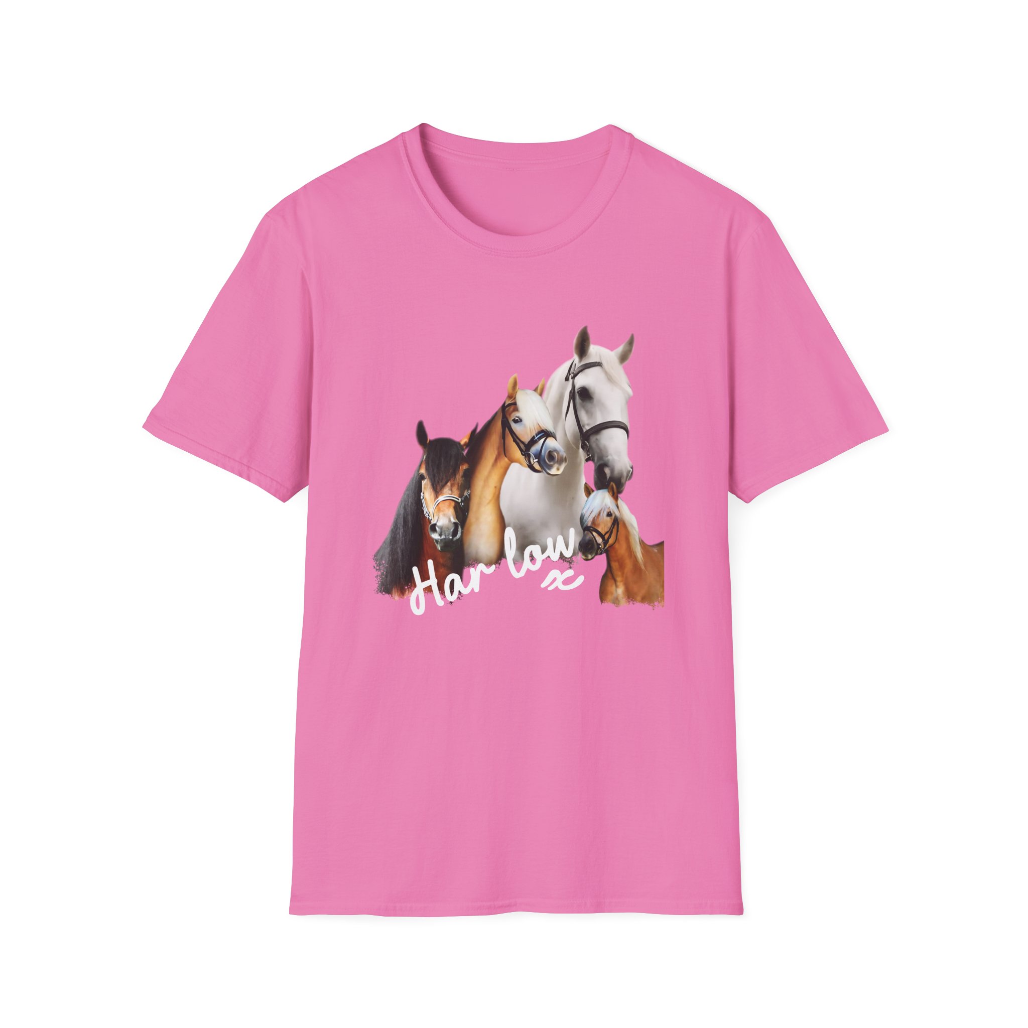 Harlow and Popcorn Unisex Softstyle T-Shirt