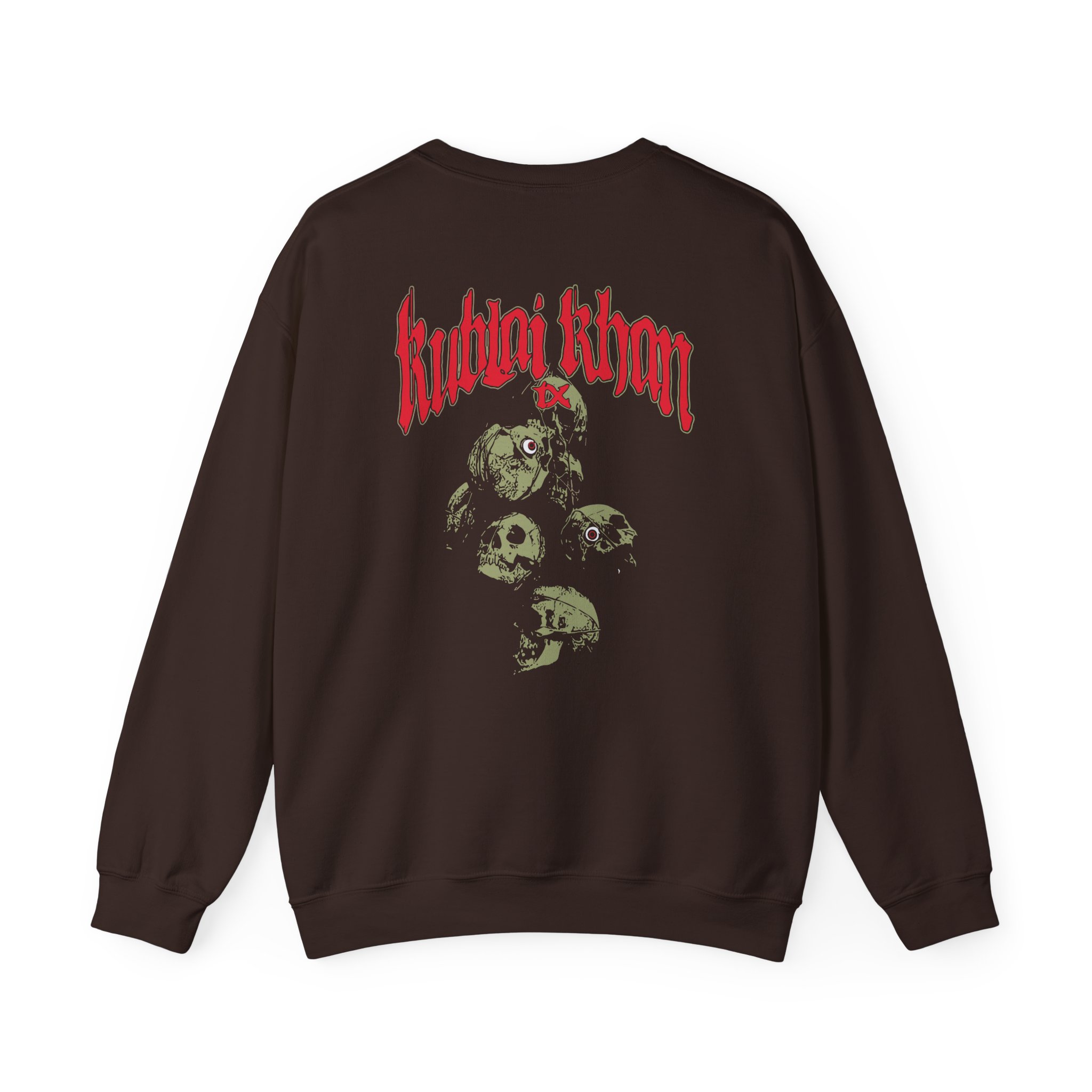 Kublai Khan - Skull Unisex Heavy Blendâ„¢ Crewneck Sweatshirt