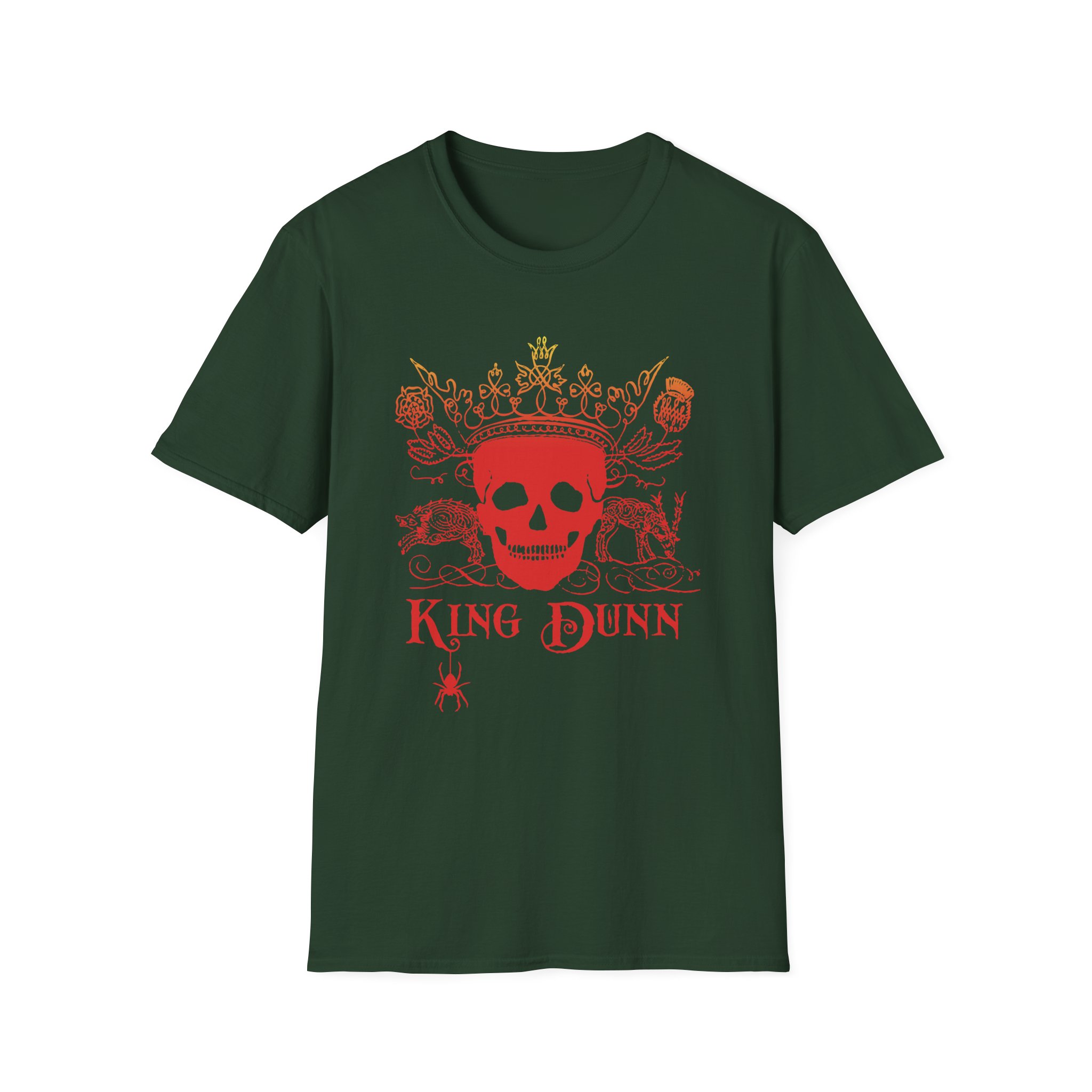 Melvins King Dunn Crown Skull Unisex Softstyle T-Shirt