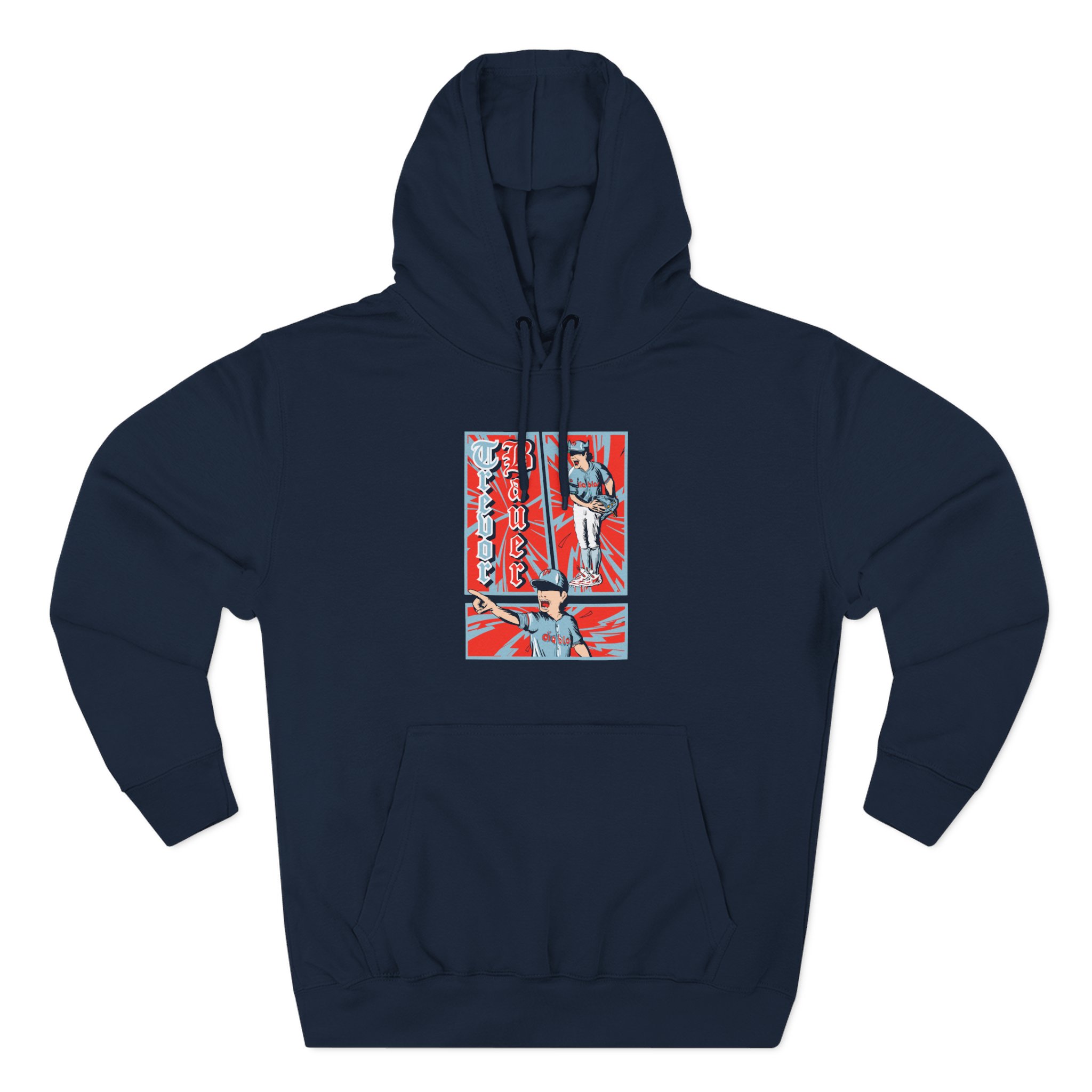 Trevor Bauer Diablo's Comic Strip Three-Panel Fleece Hoodie