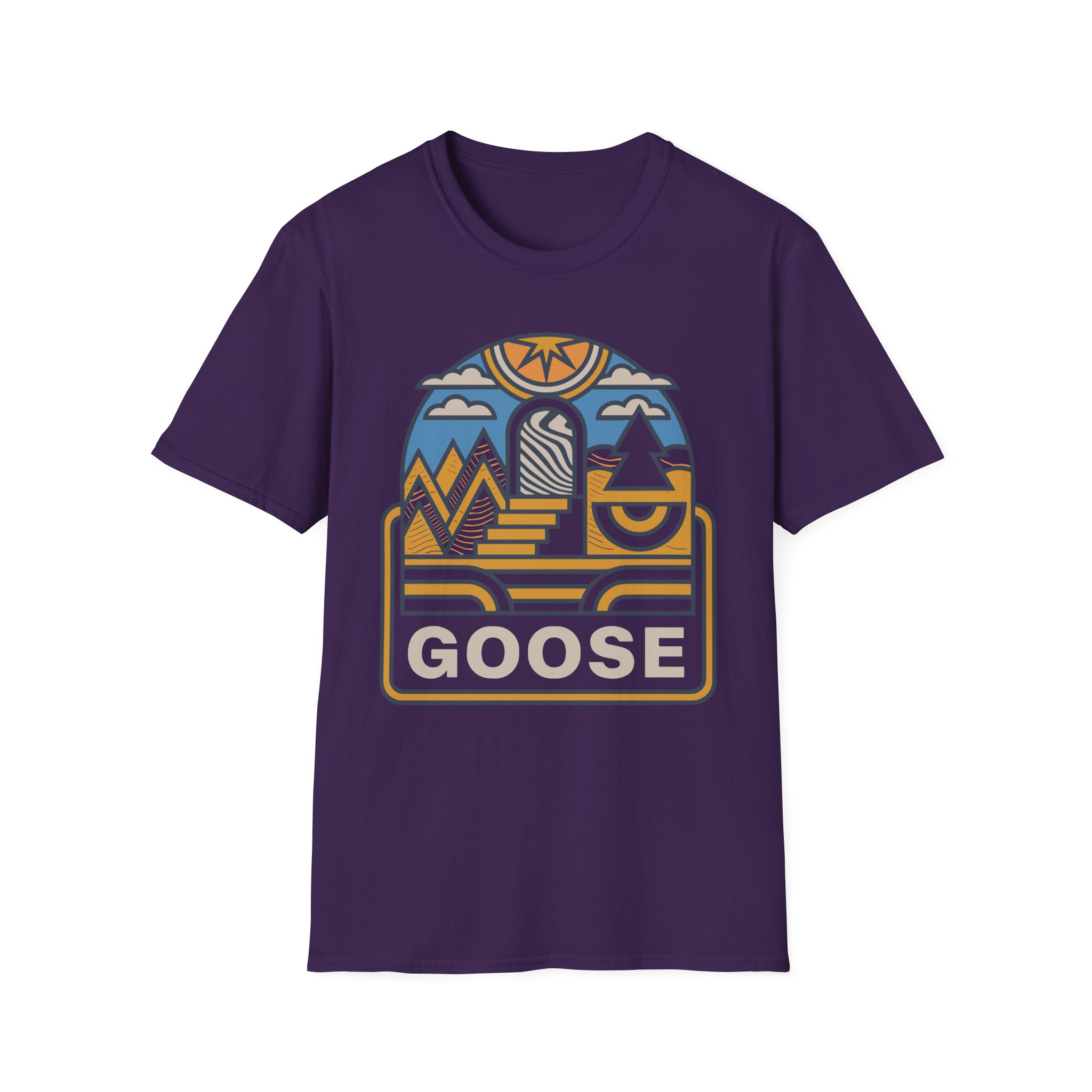 Goose Trippy Staircase Unisex Softstyle T-Shirt