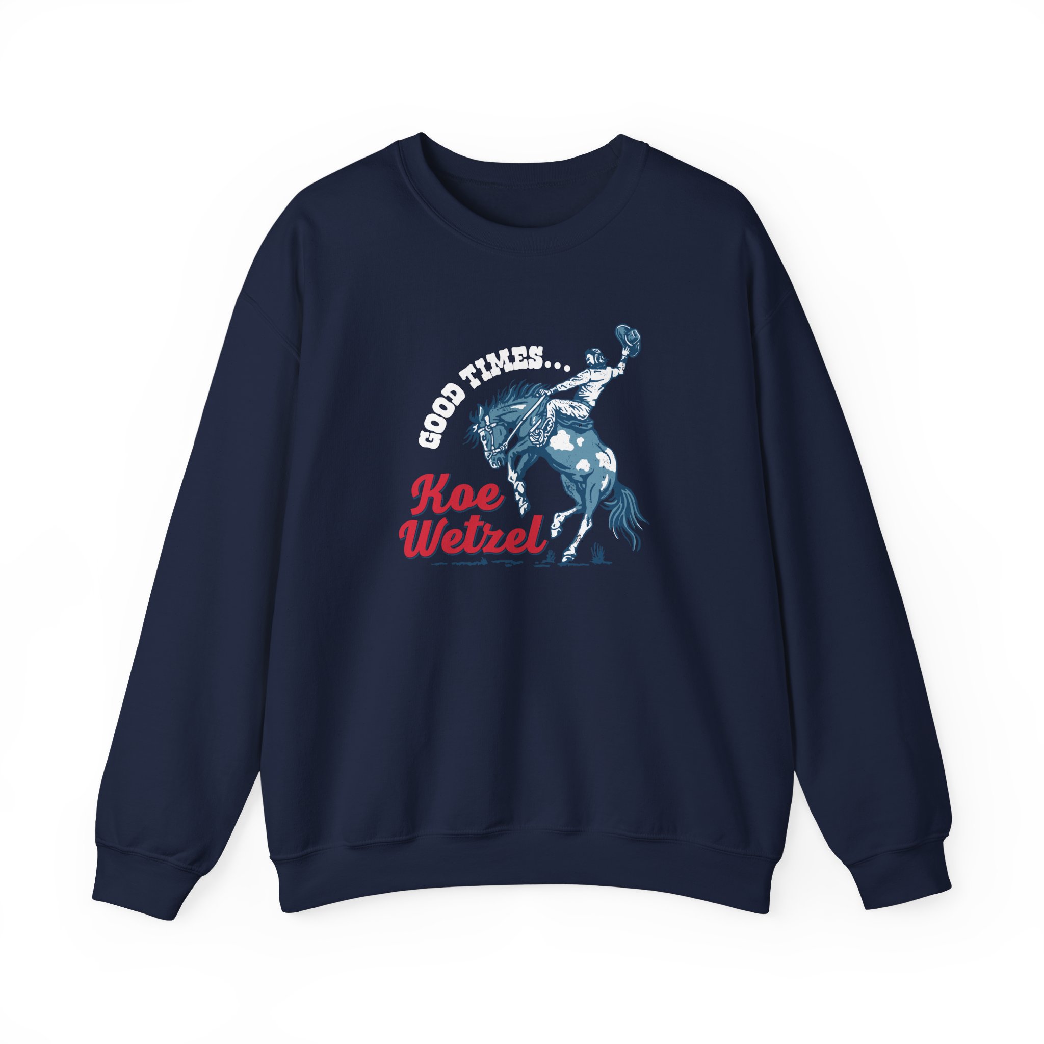 Koe Wetzel Good Times Bronco Unisex Heavy Blendâ„¢ Crewneck Sweatshirt