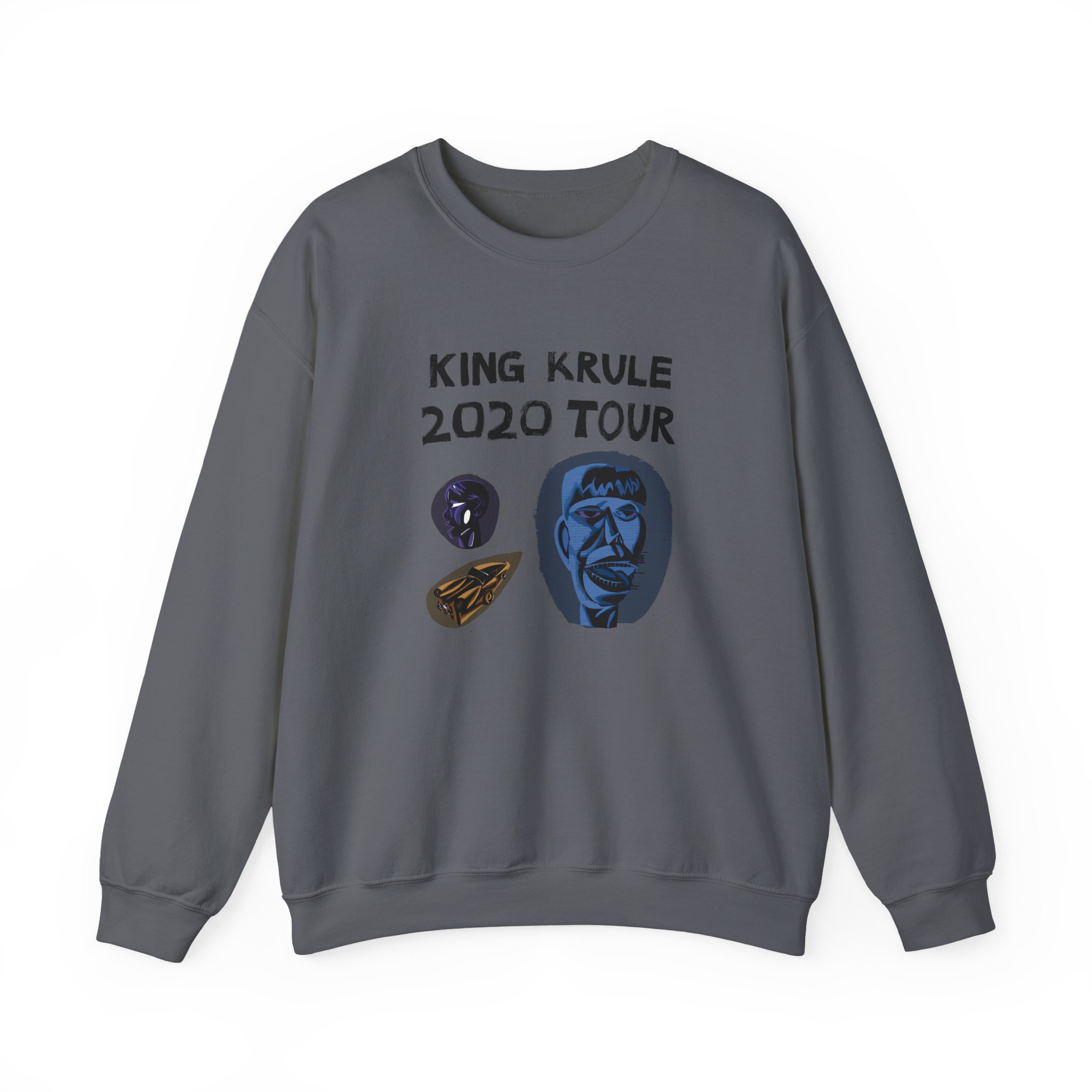 King Krule King Krule Tour Uk Europe Unisex Heavy Blendâ„¢ Crewneck Sweatshirt