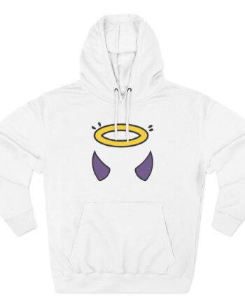 Thasup Angel Devil Three-Panel Fleece Hoodie