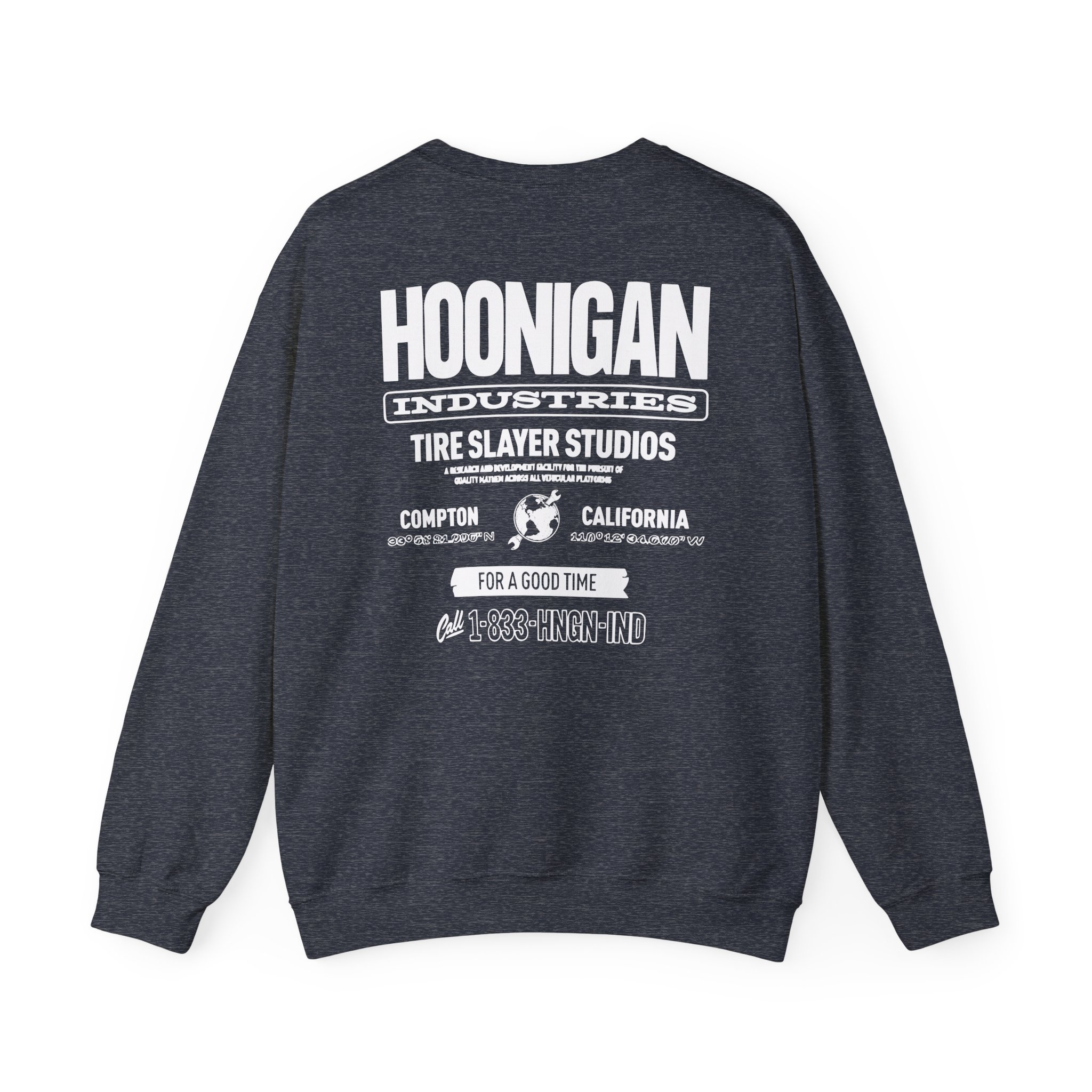 Ken Block Hoonigan Headquarters Unisex Heavy Blendâ„¢ Crewneck Sweatshirt