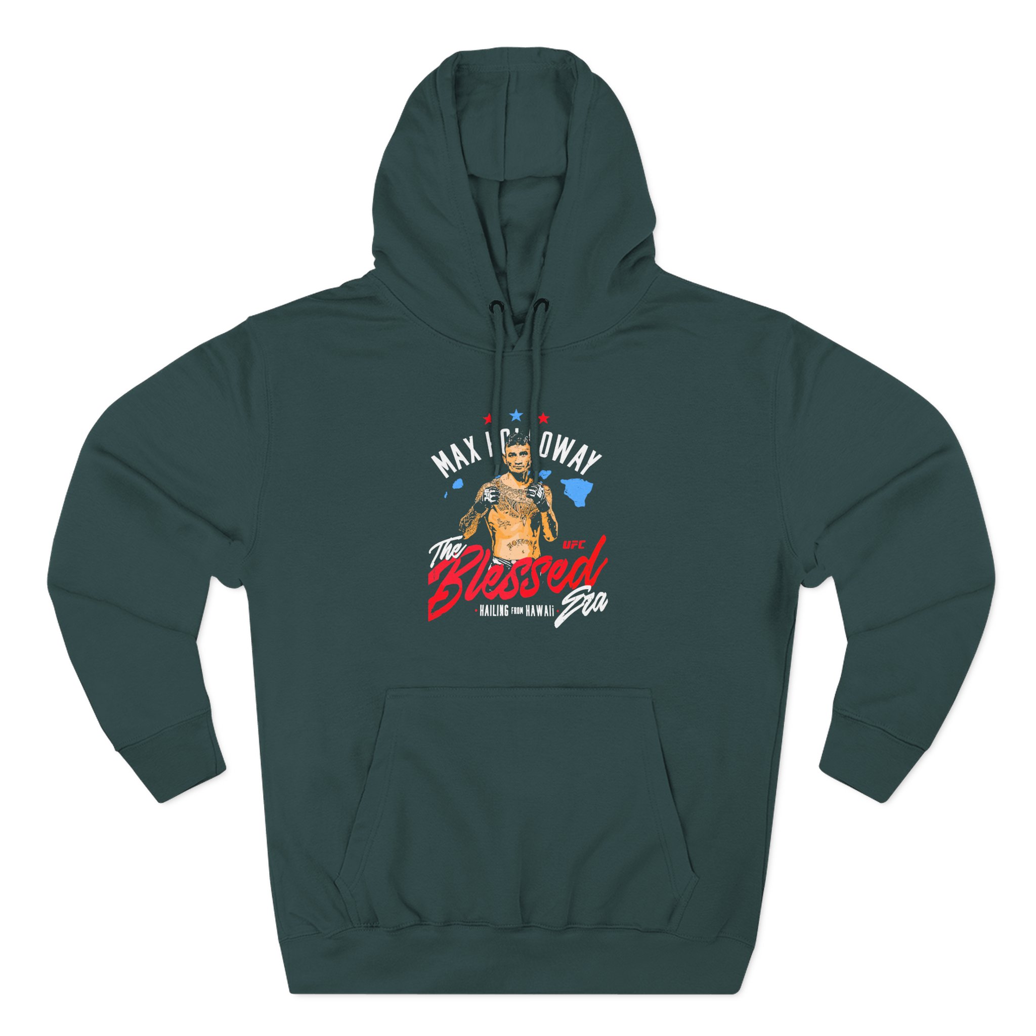 Max Holloway Blessed Three-Panel Fleece Hoodie