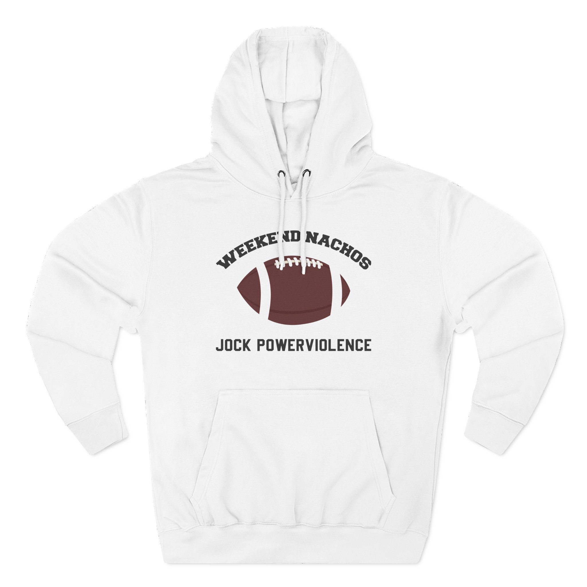 Weekend Nachos Jock Three-Panel Fleece Hoodie