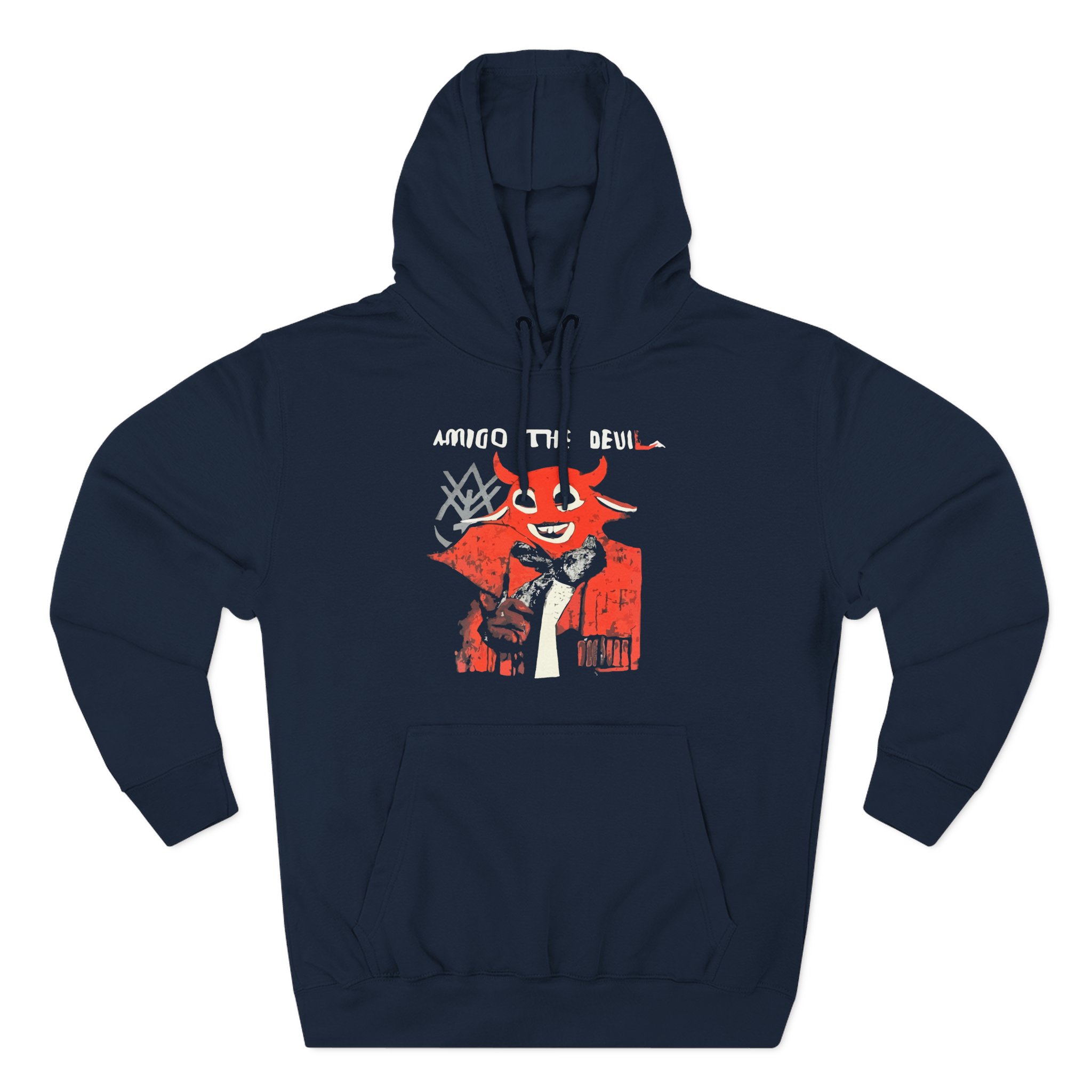 Amigo the Devil Seal the Deal Three-Panel Fleece Hoodie