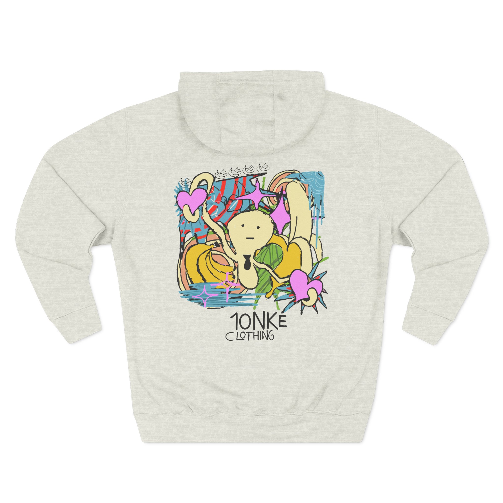 Spoonkid Basquiat Monke Three-Panel Fleece Hoodie