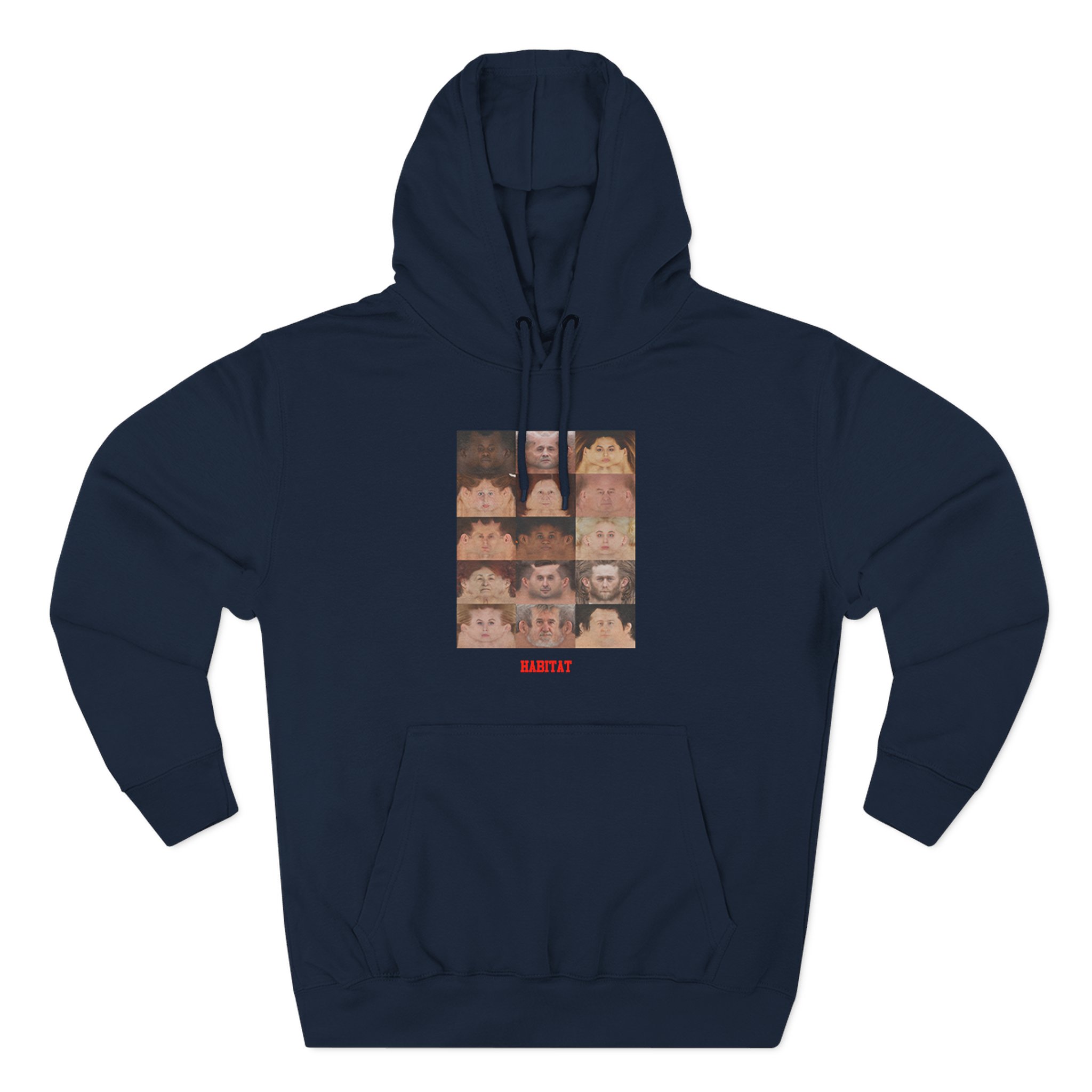 Nayt Three-Panel Fleece Hoodie
