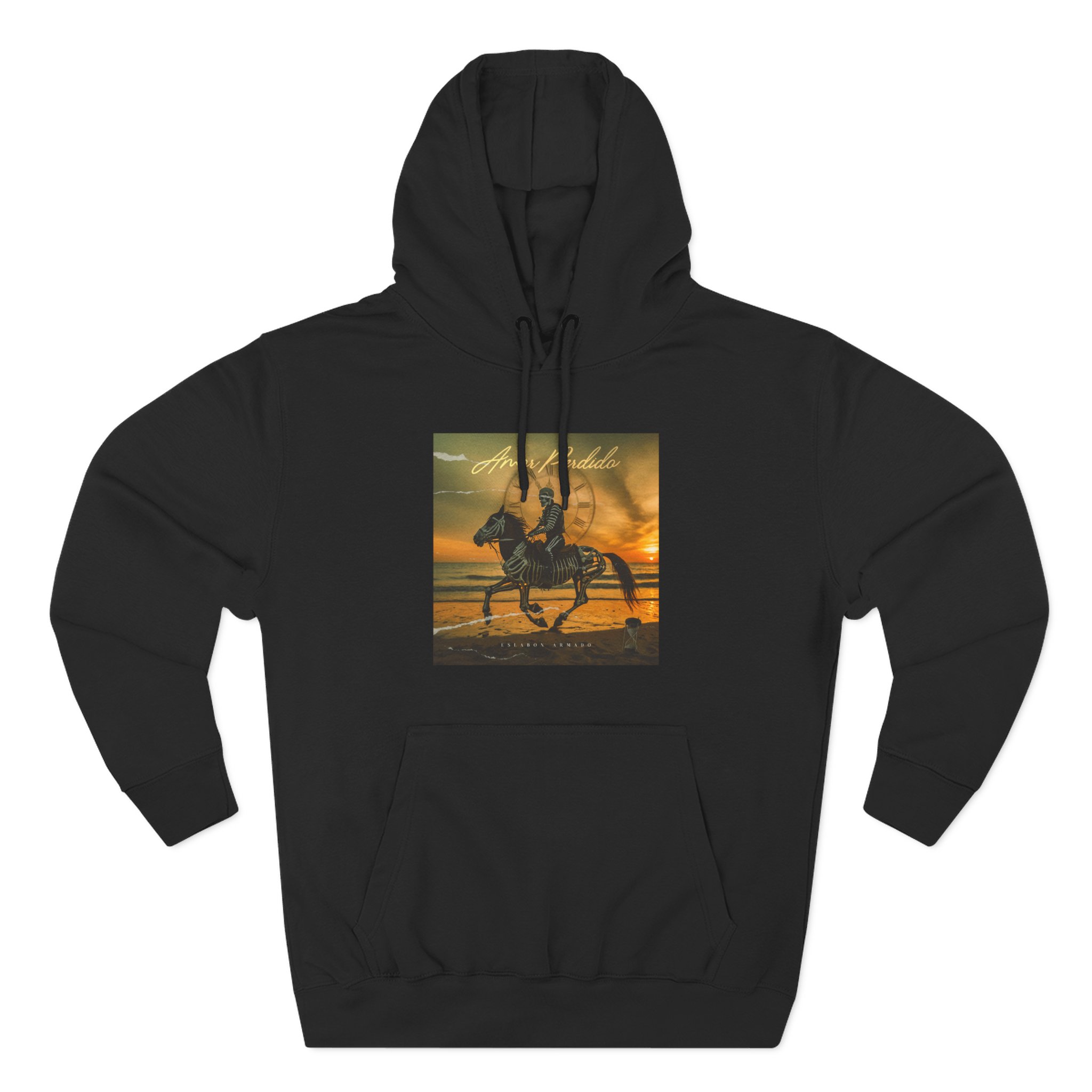 Eslabon Armado Amor Perdido Album Three-Panel Fleece Hoodie