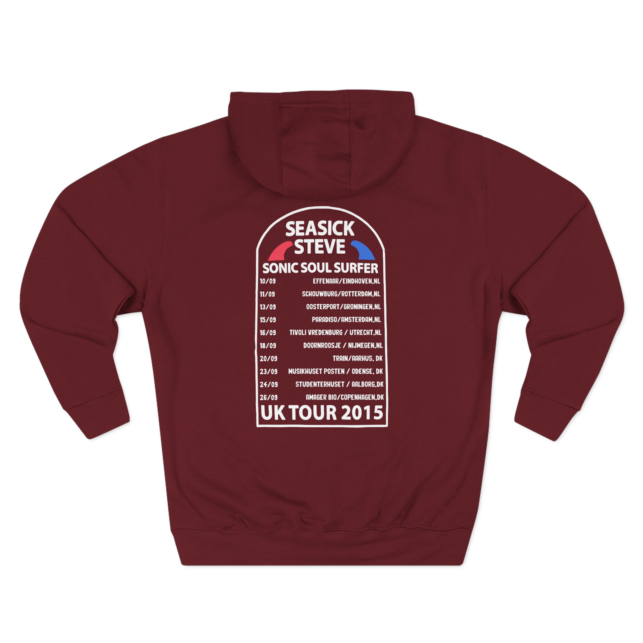 Seasick Steve Sonic Soul Surfer Three-Panel Fleece Hoodie