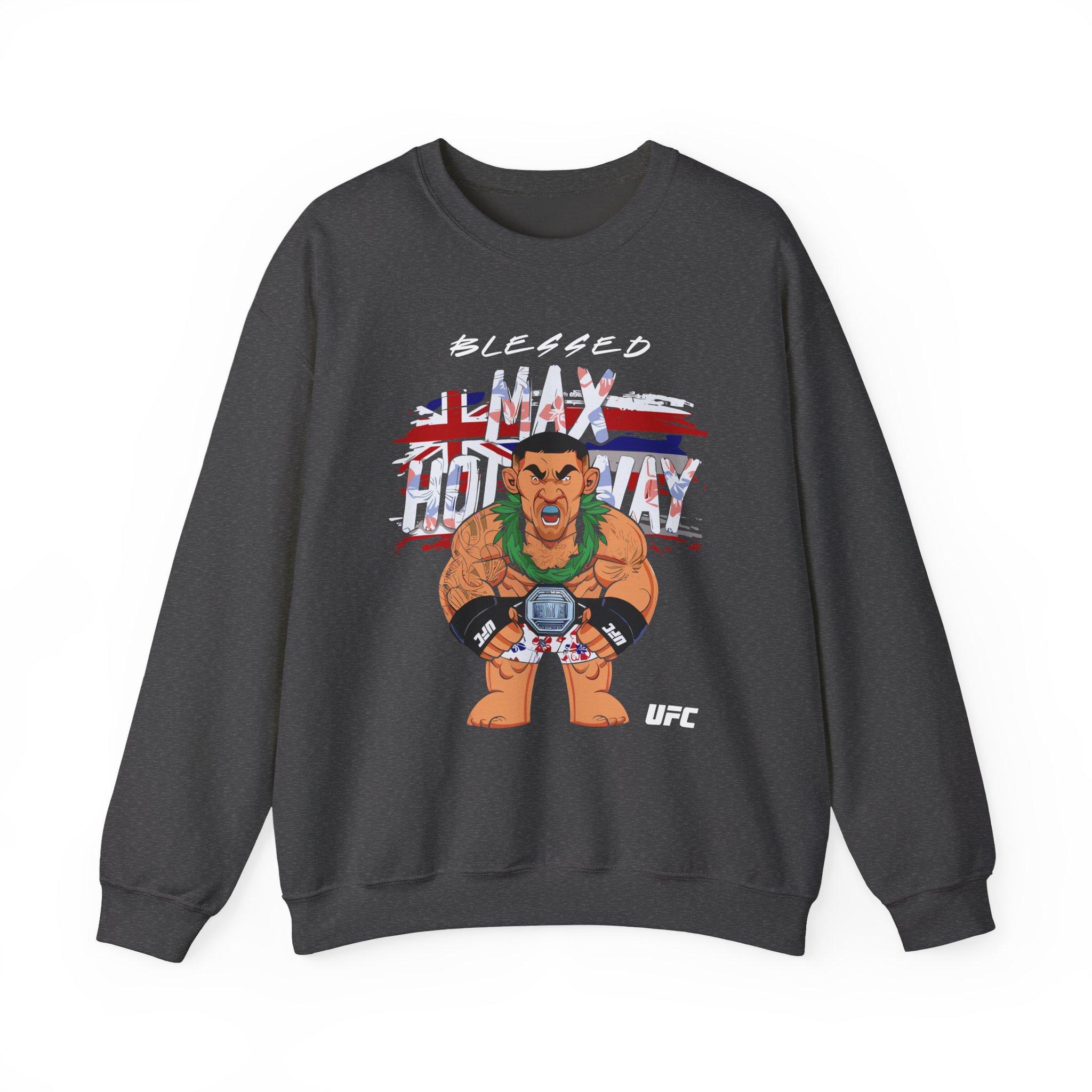 Max Holloway Big Shots Hawaii Unisex Heavy Blendâ„¢ Crewneck Sweatshirt