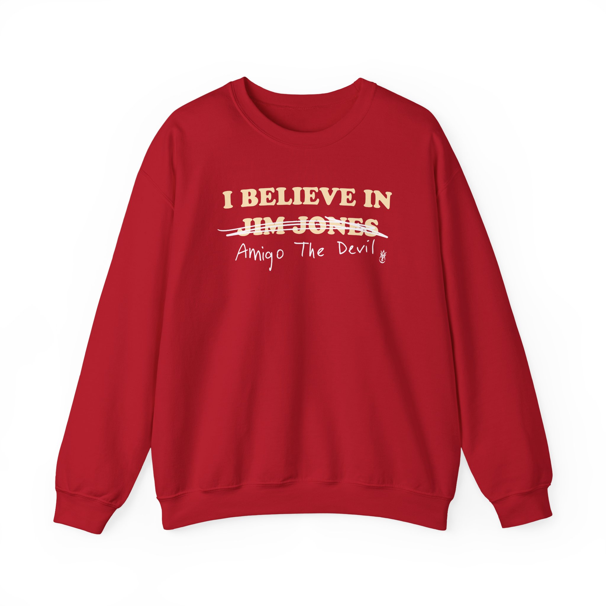 Amigo The Devil I Believe In Jim Jones Unisex Heavy Blendâ„¢ Crewneck Sweatshirt