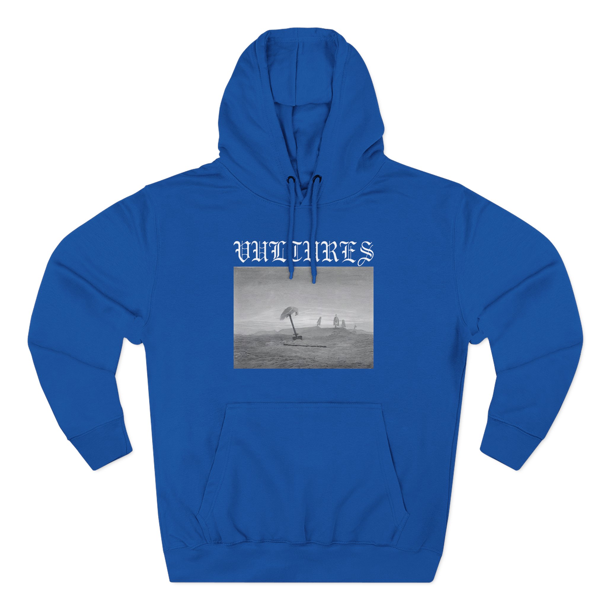 Vultures Three-Panel Fleece Hoodie