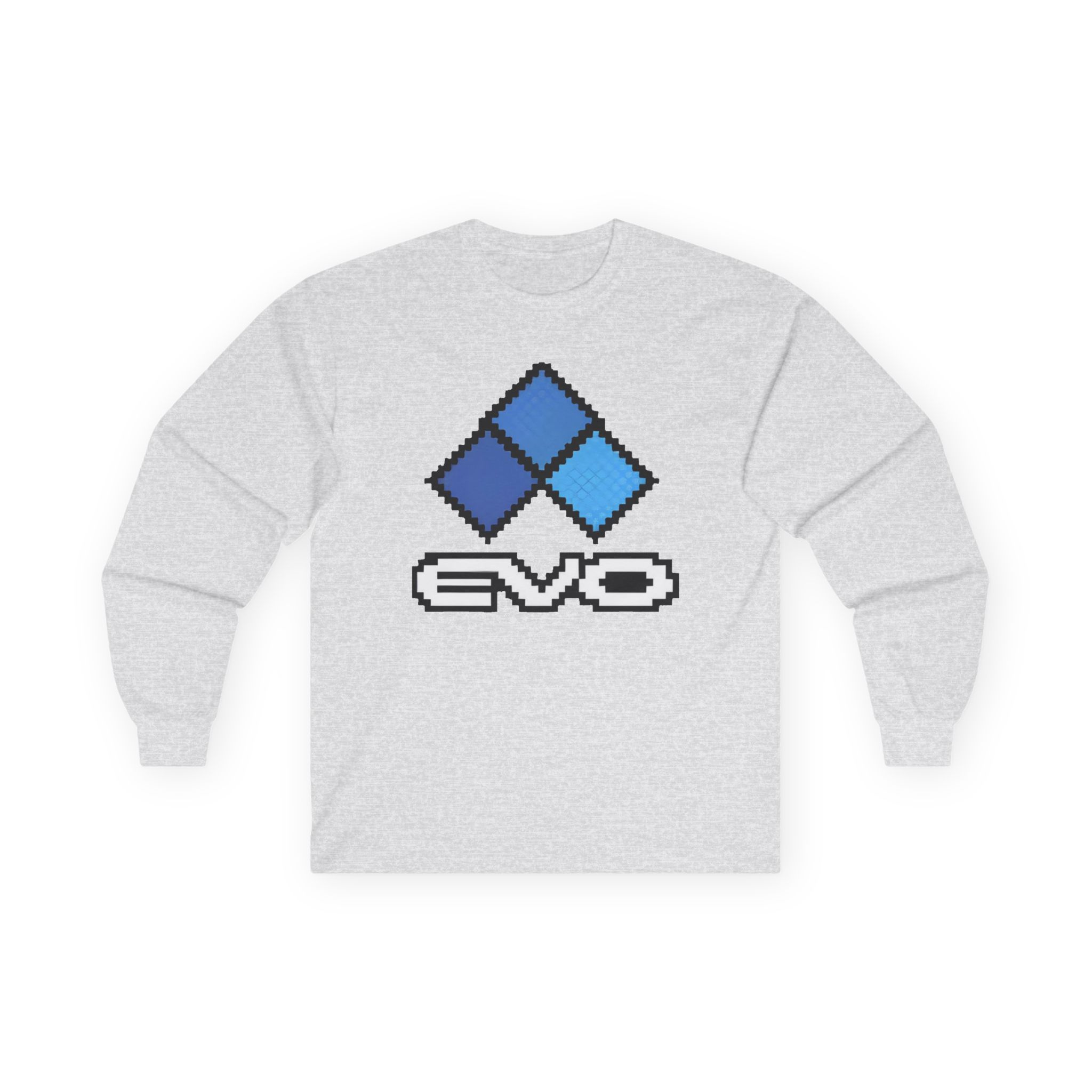 Evo 8 Bit Logo Returns Unisex Ultra Cotton Long Sleeve Tee