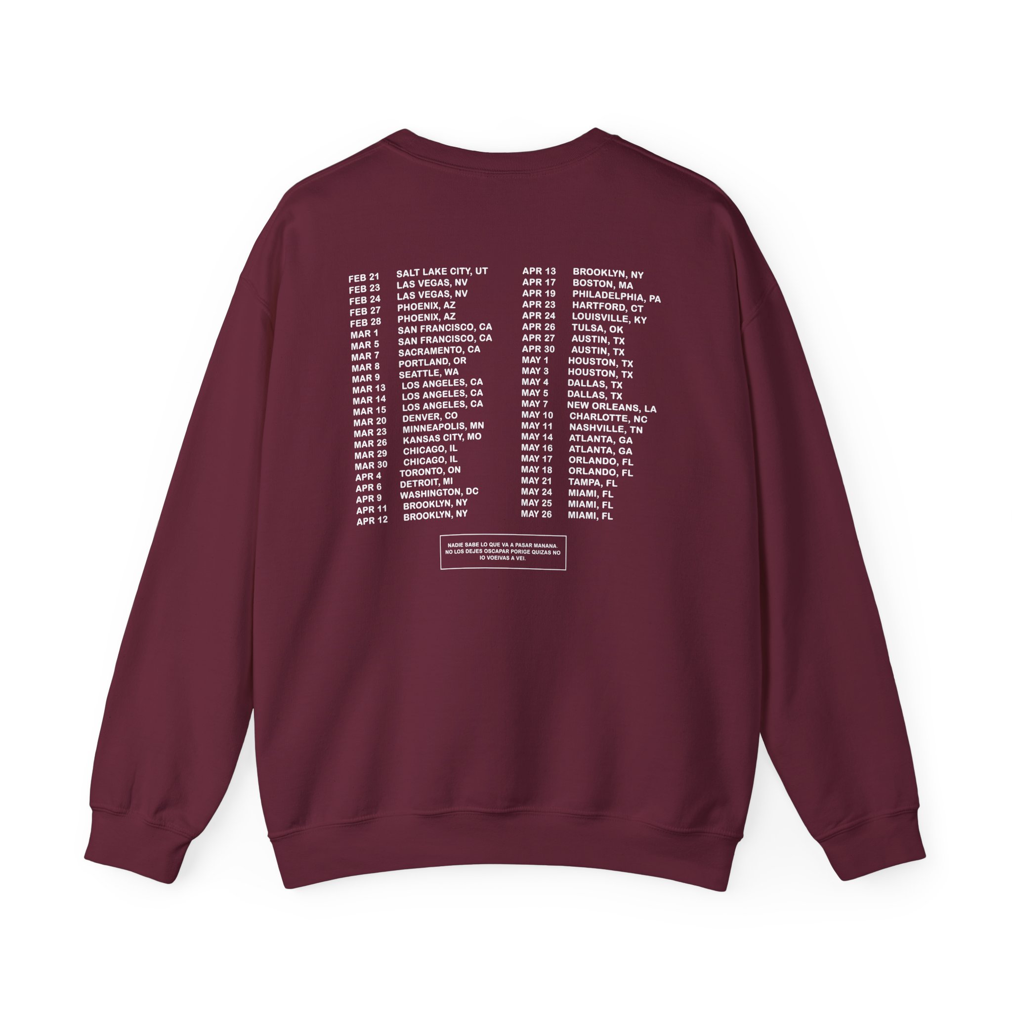 BB Gracias Por Nada Unisex Heavy Blendâ„¢ Crewneck Sweatshirt