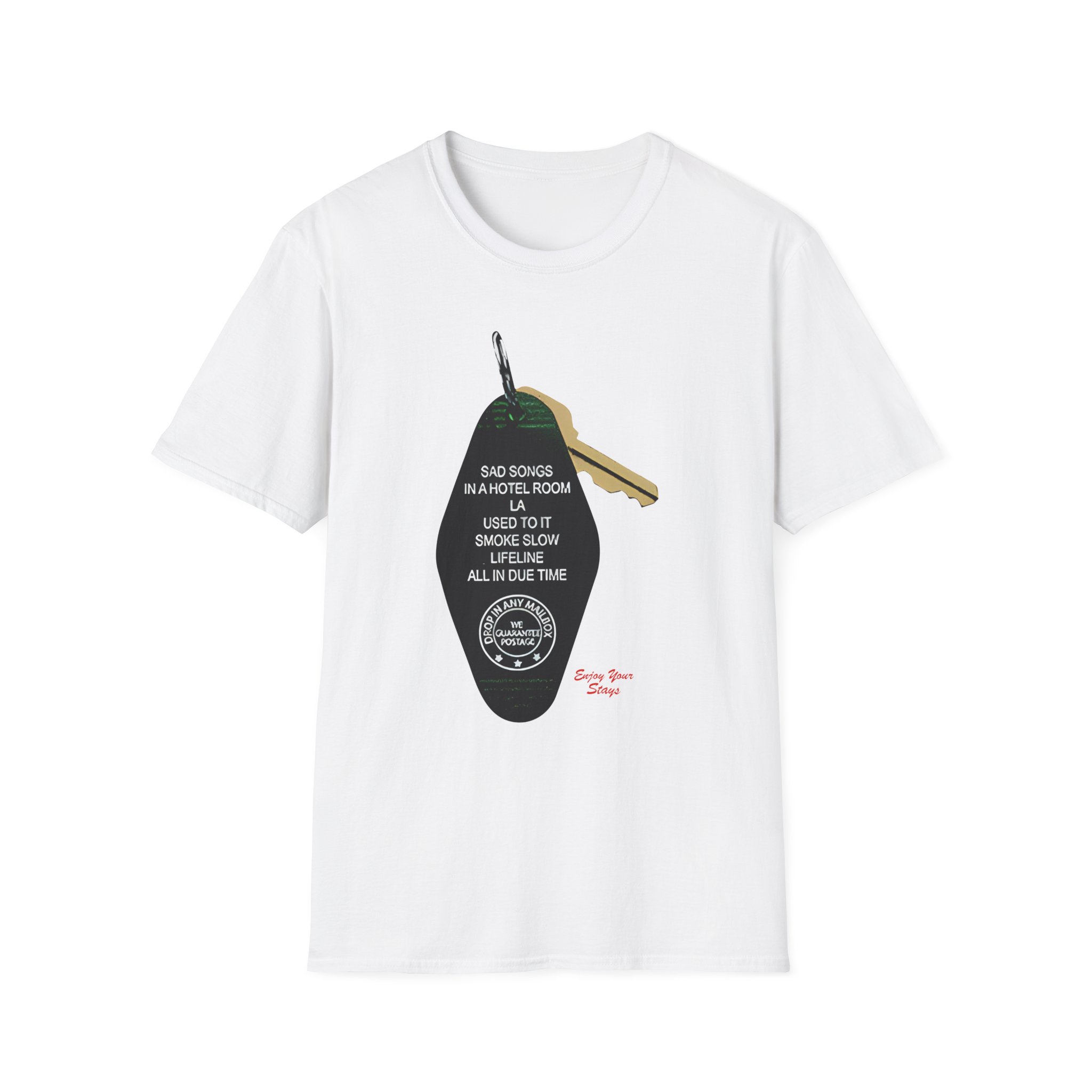 Joshua Bassett Hotel Room Key Unisex Softstyle T-Shirt