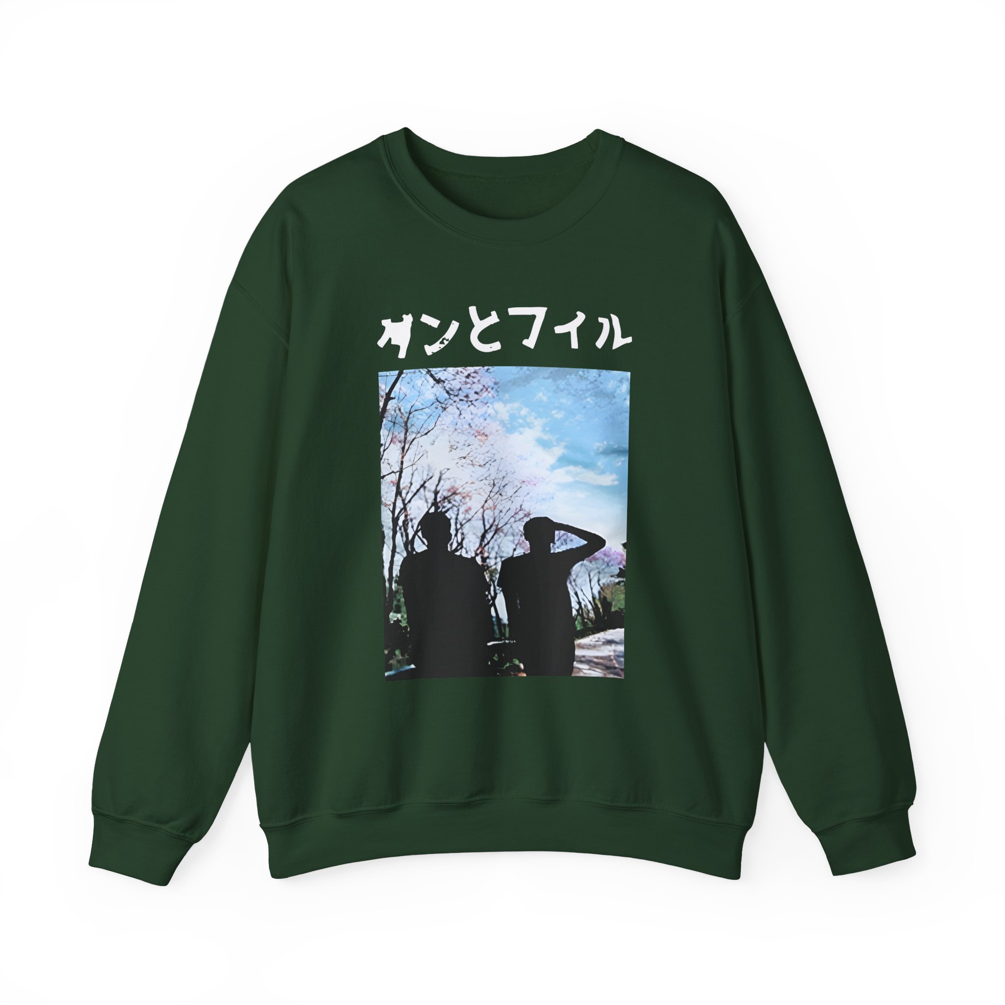 Dan and Phil Blossom Unisex Heavy Blendâ„¢ Crewneck Sweatshirt