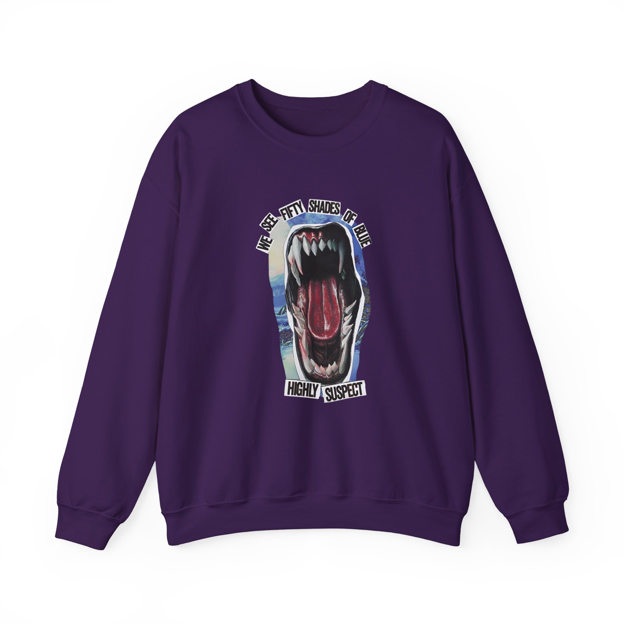 Highly Suspect the Blue-eyed Devil Unisex Heavy Blend Crewneck Sweatshirt