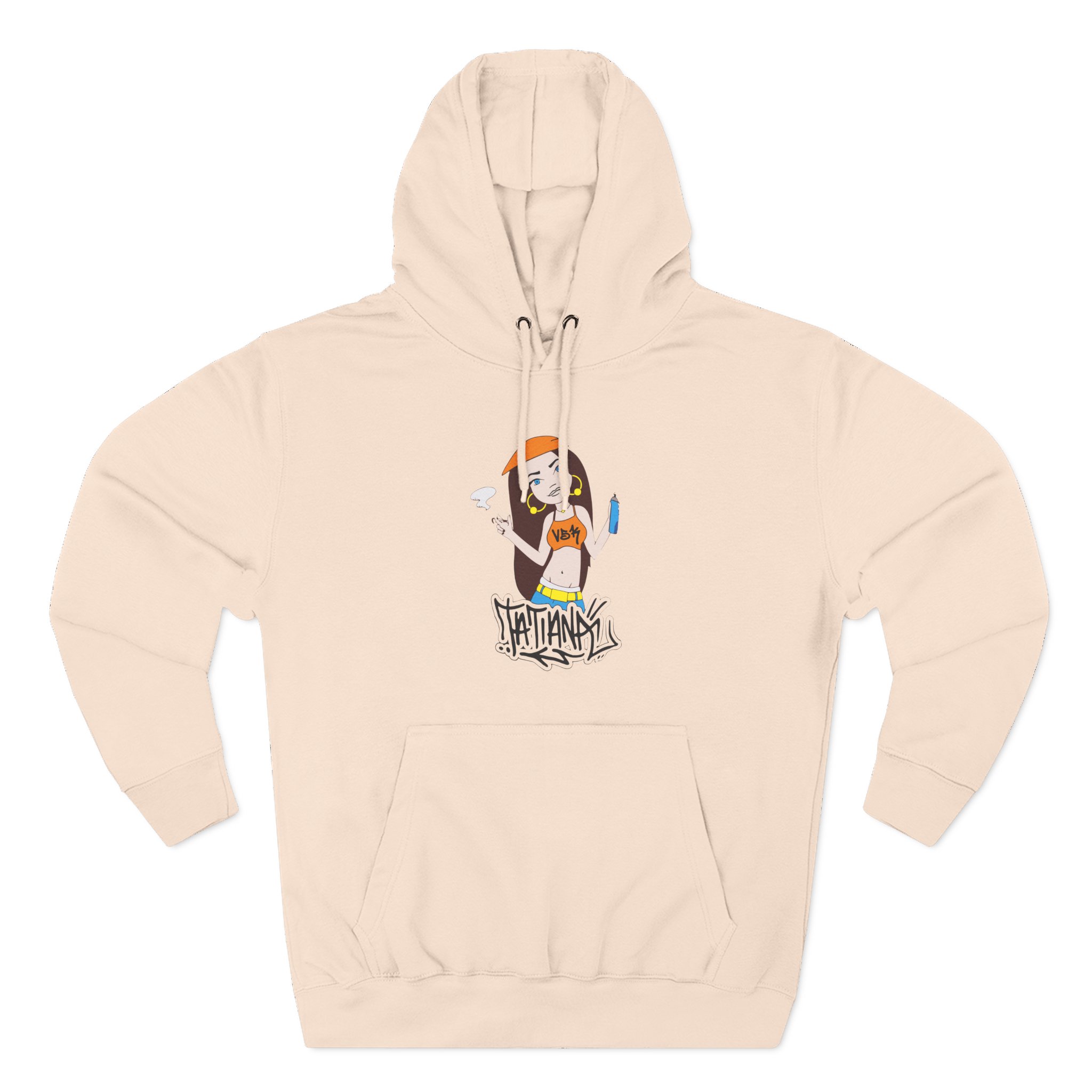 Kiz Tatiana Three-Panel Fleece Hoodie