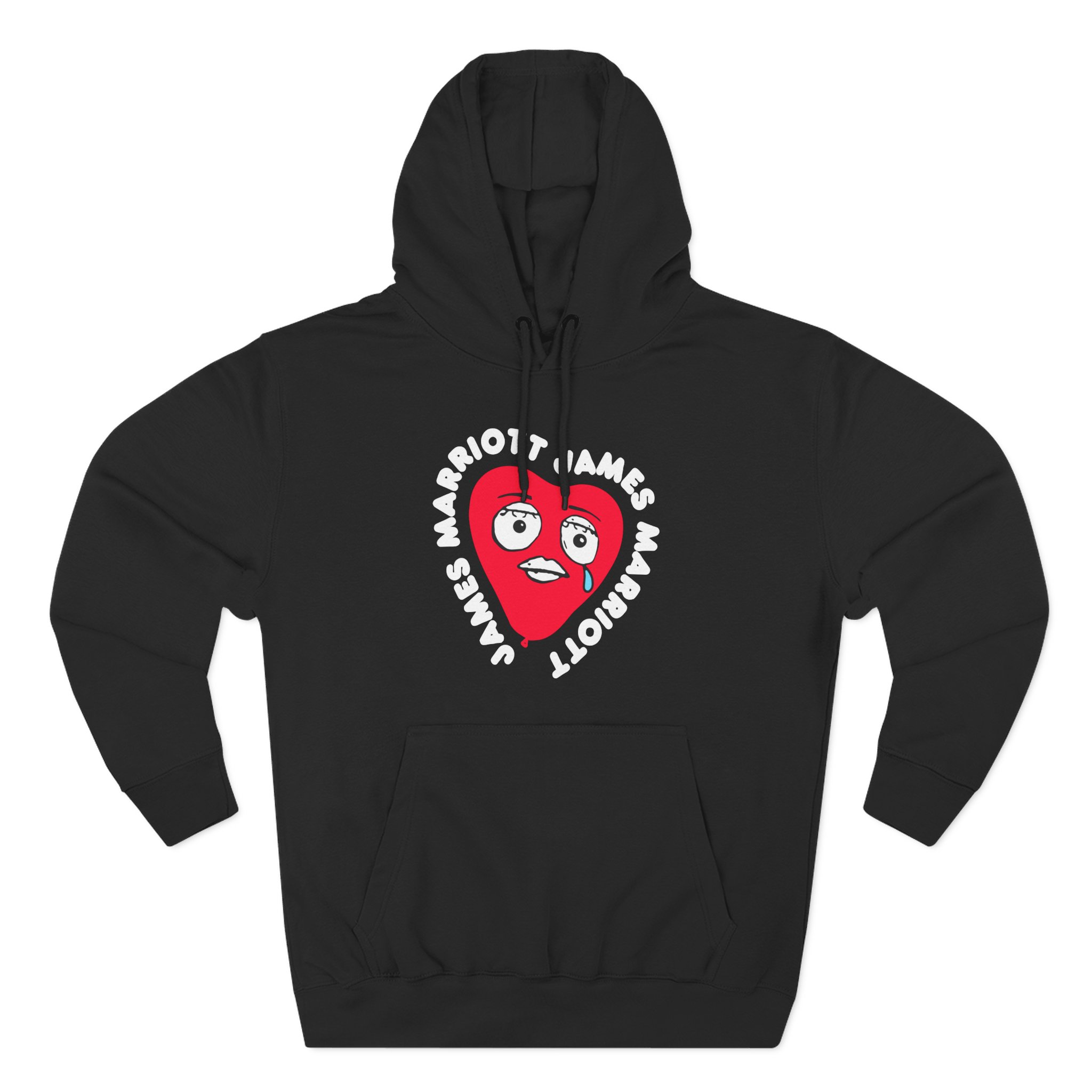 James Marriott Are We There Yet Heart Three-Panel Fleece Hoodie