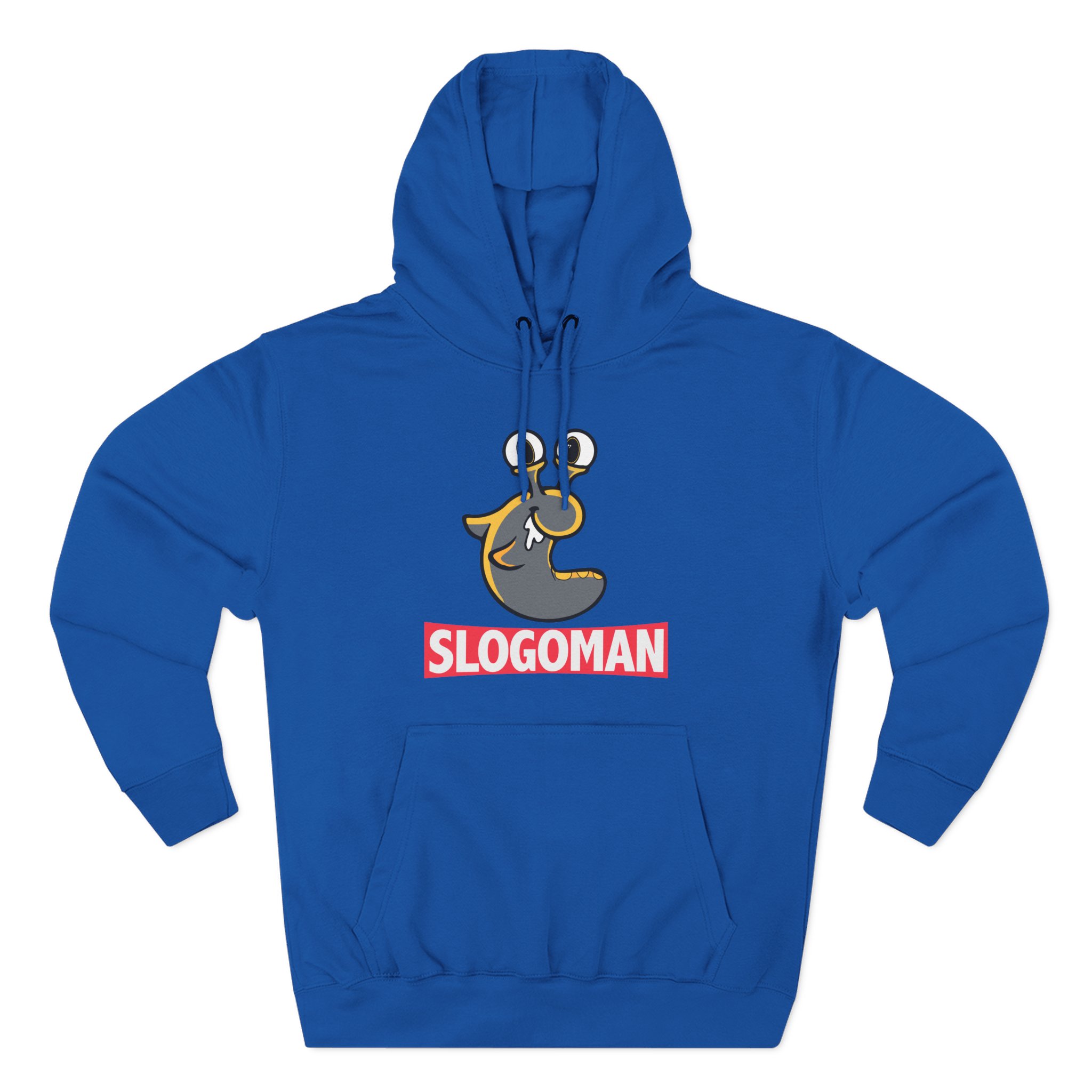 Slogoman Three-Panel Fleece Hoodie