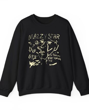 Binchtopia Max Wearing Mazzy Star 90s Unisex Heavy Blend™ Crewneck Sweatshirt