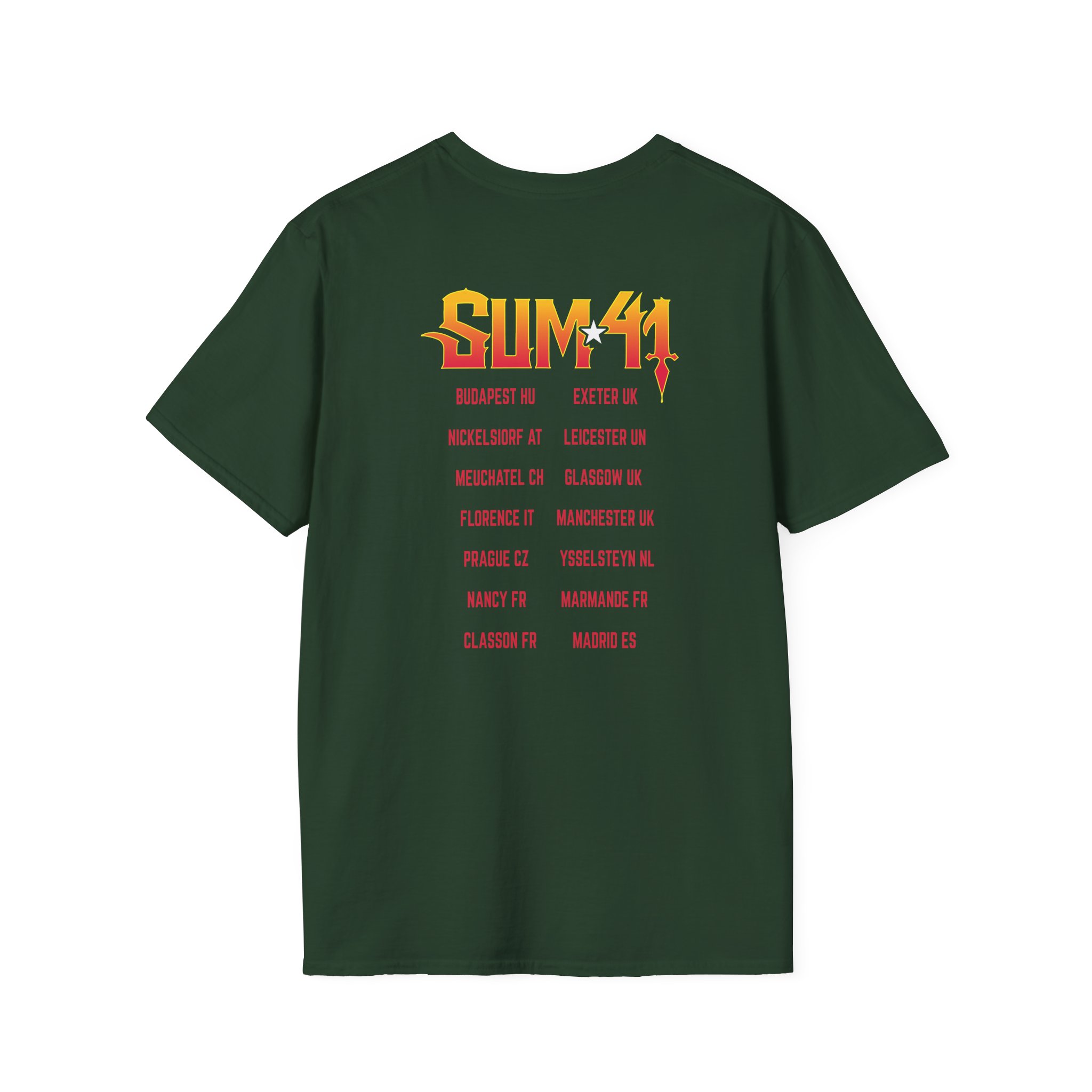 Sum 41 Out for Blood Unisex Softstyle T-Shirt