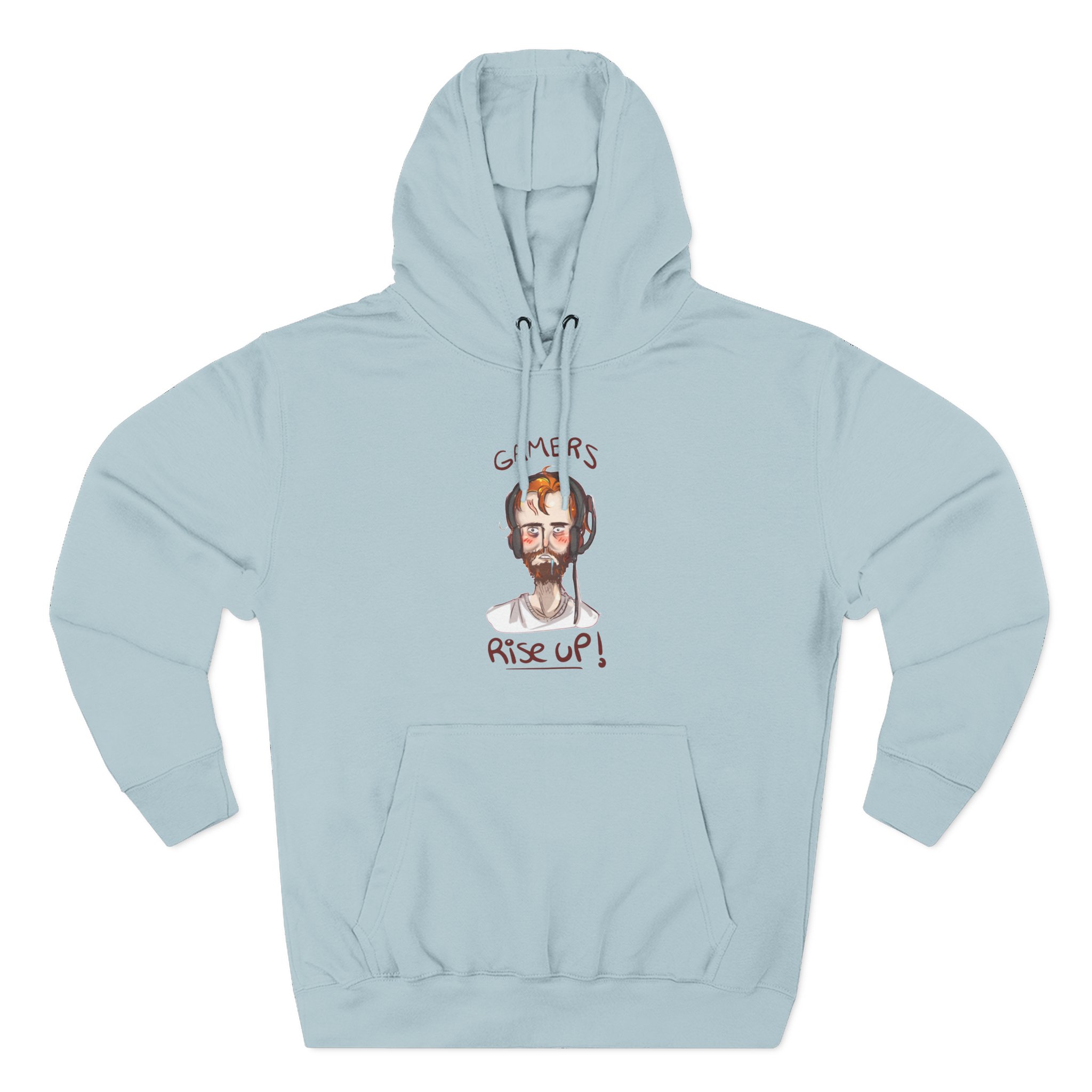 Asmongold Three-Panel Fleece Hoodie