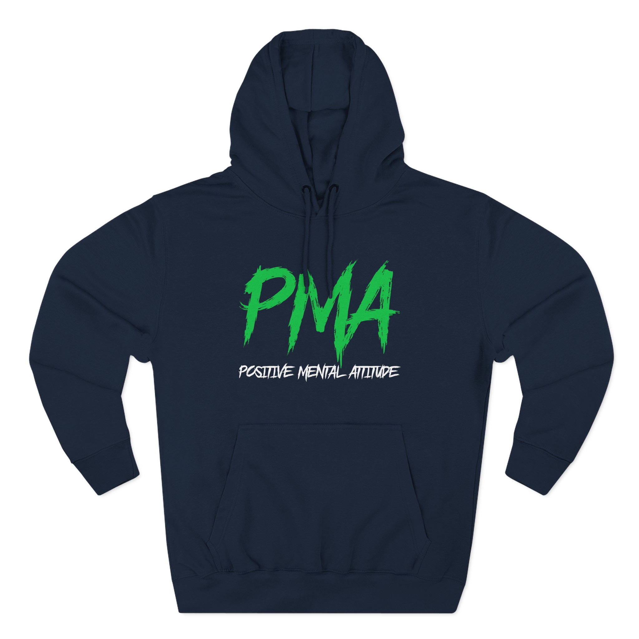 Pma Positive Mental Attitude Three-Panel Fleece Hoodie