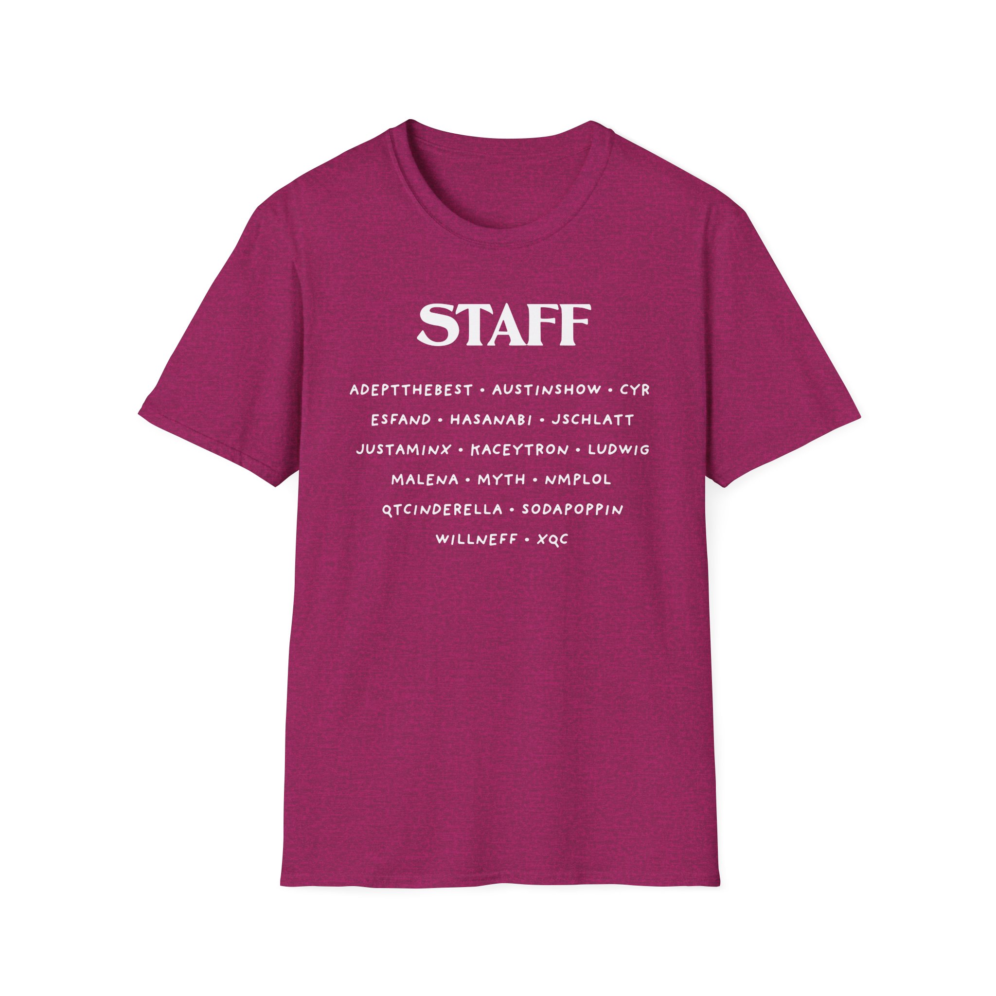 Qtcinderella Shit Camp Staff Unisex Softstyle T-Shirt