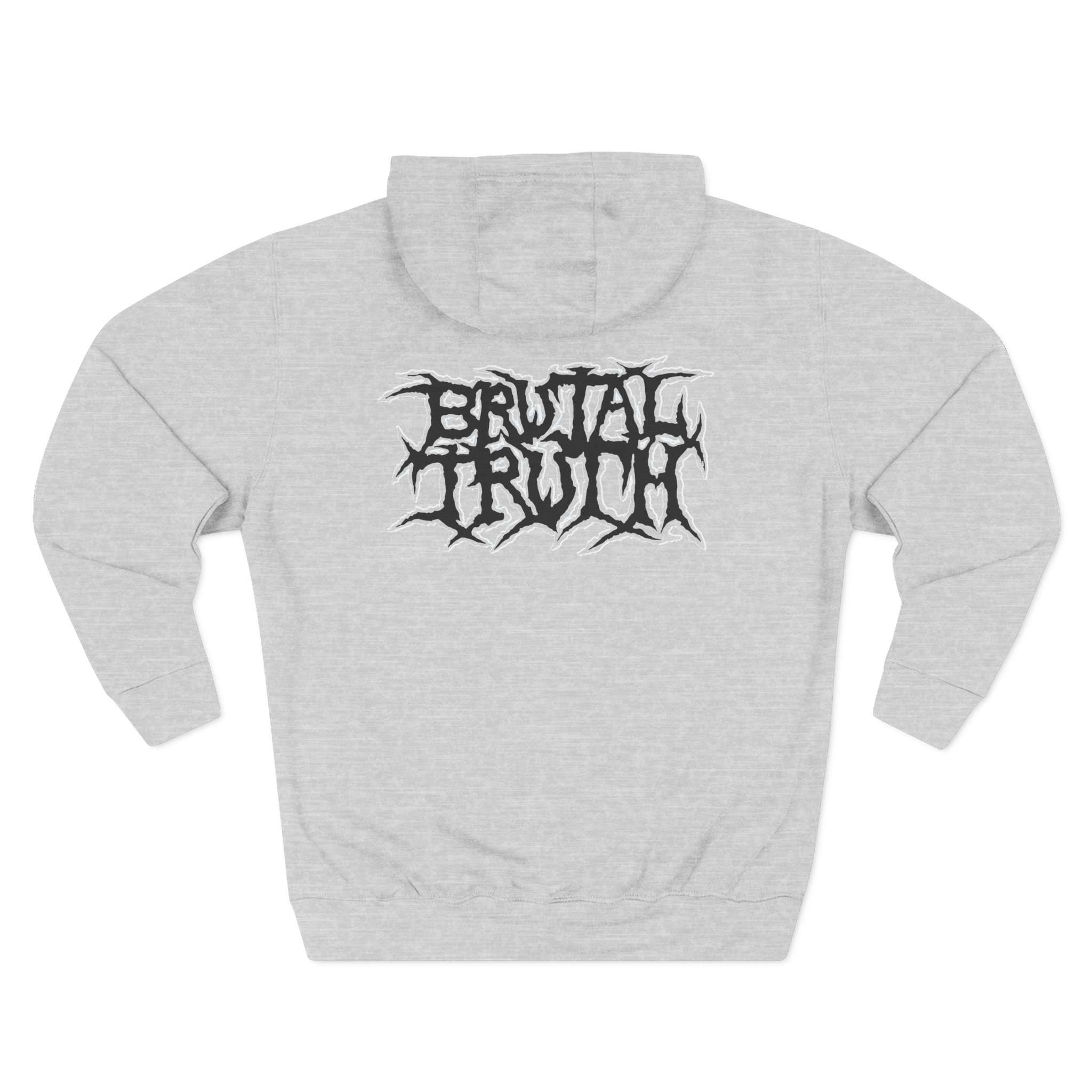 Brutal Truth I Weed Grind Three-Panel Fleece Hoodie