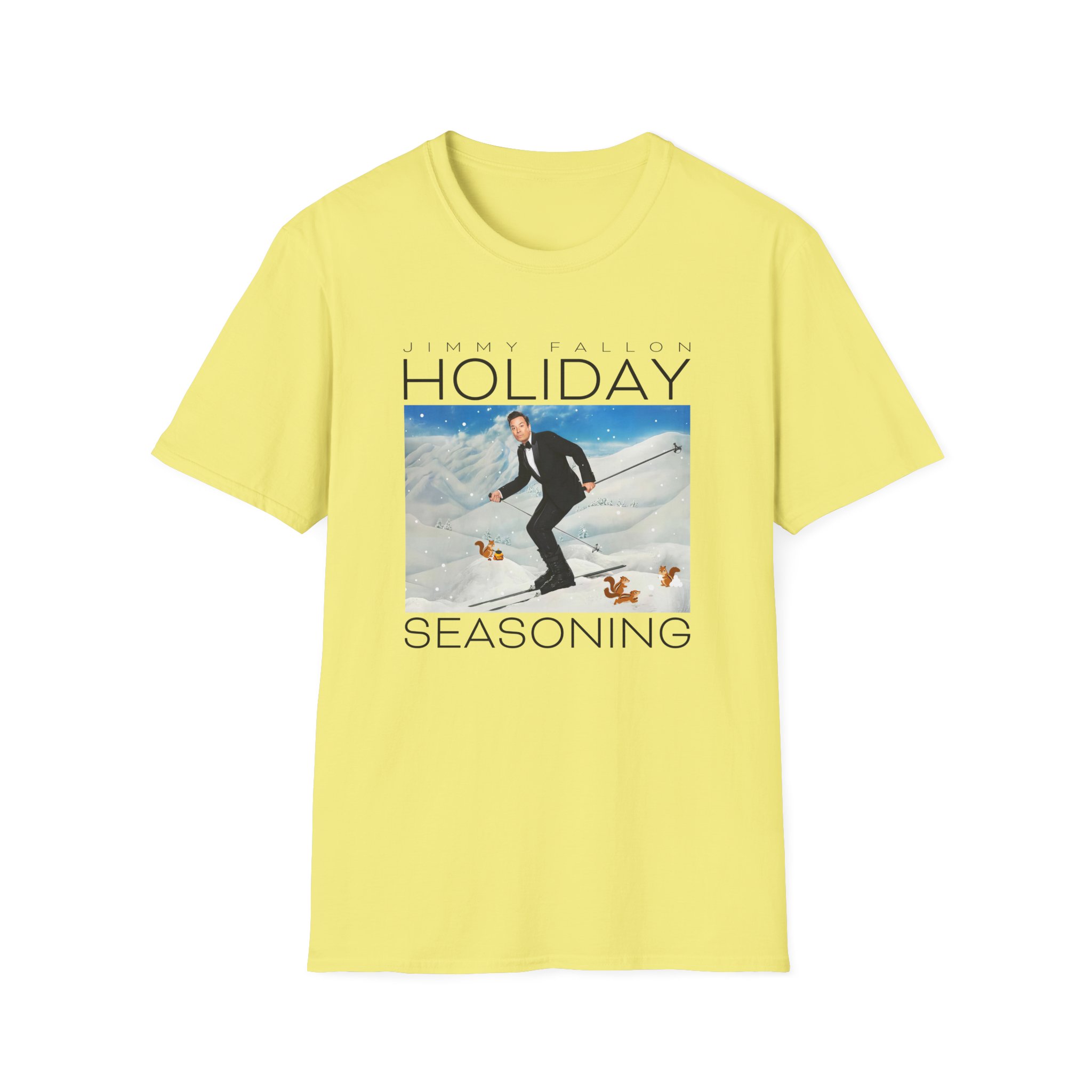 Jimmy Fallon Holiday Seasoning Unisex Softstyle T-Shirt