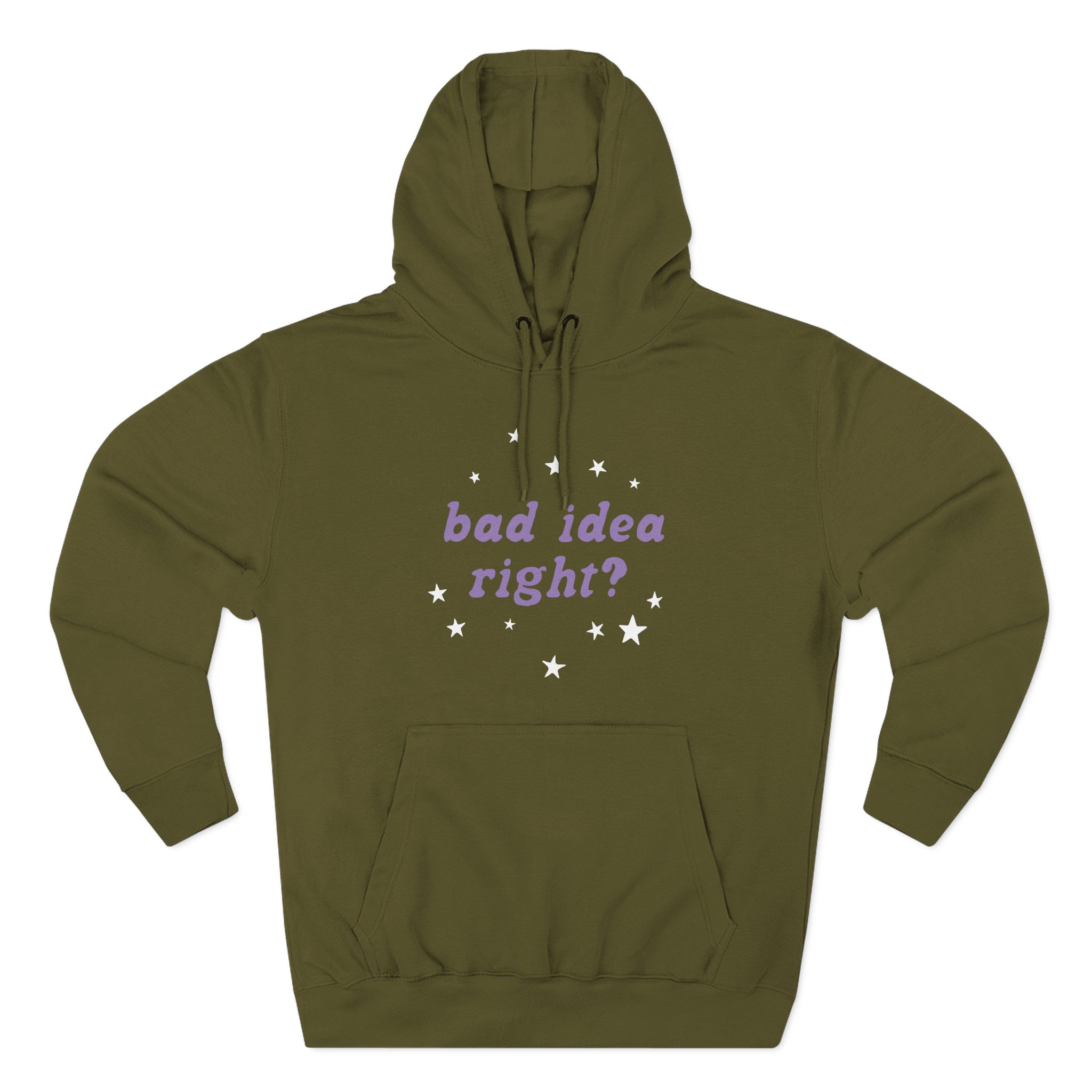 Bad Idea Right Three-Panel Fleece Hoodie