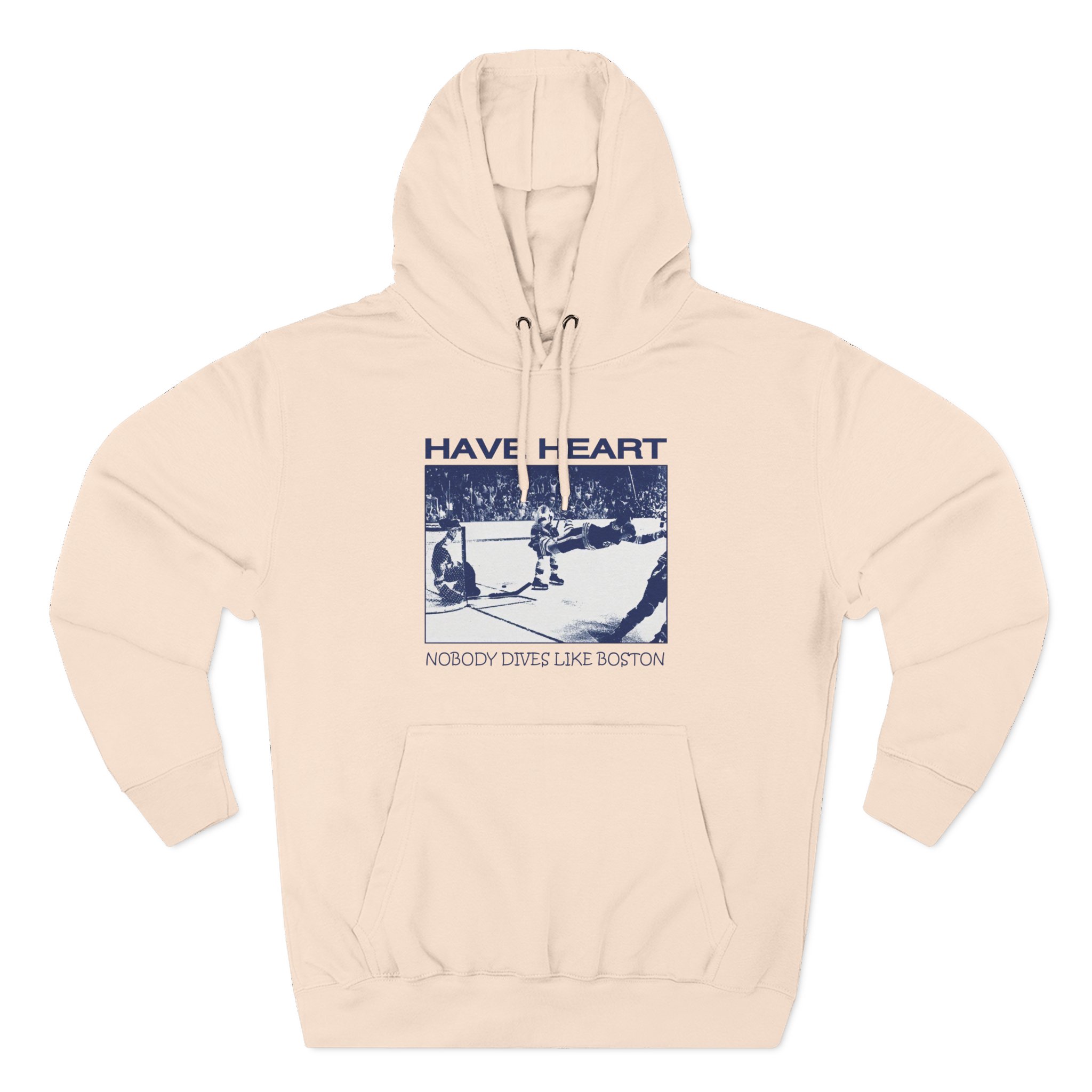 Have Heart Nobody Dives Like Boston Three-Panel Fleece Hoodie