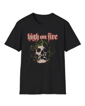 High on Fire Medusa Unisex Softstyle T-Shirt