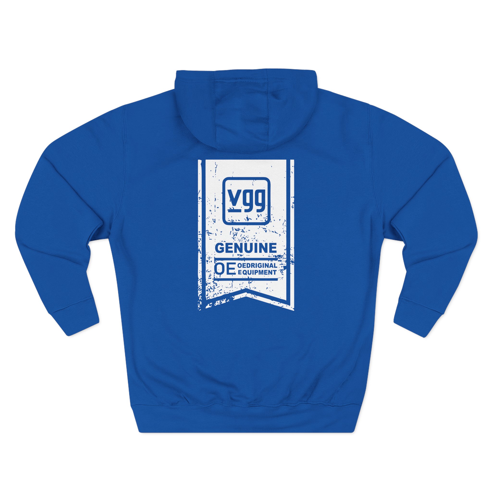 Vicegripgarage Genuine Parts Three-Panel Fleece Hoodie