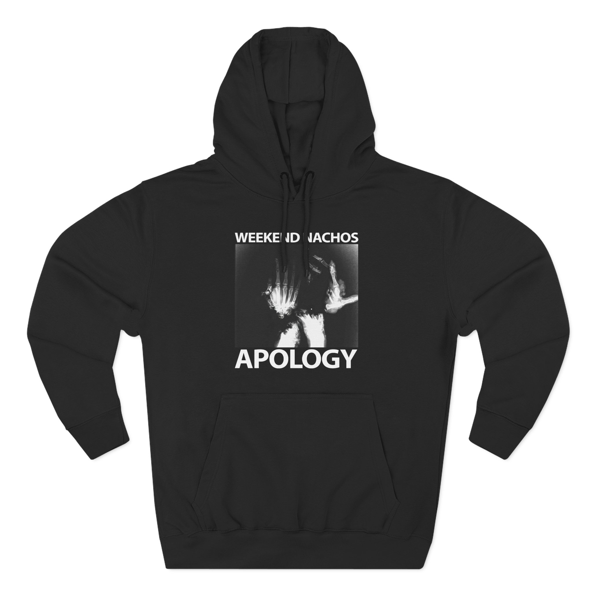 Weekend Nachos Apology Three-Panel Fleece Hoodie