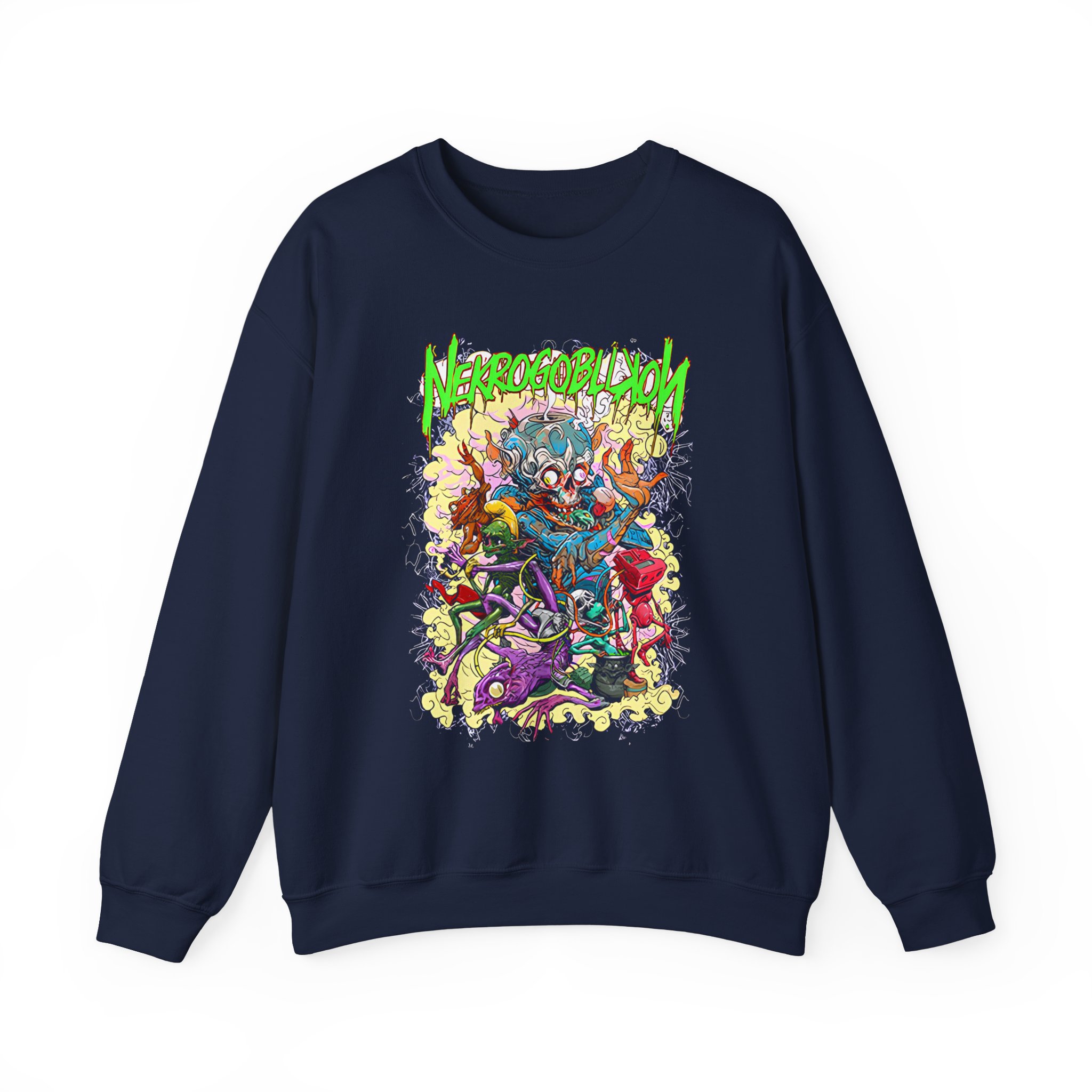Nekrogoblikon We Are Filming Content Unisex Heavy Blendâ„¢ Crewneck Sweatshirt