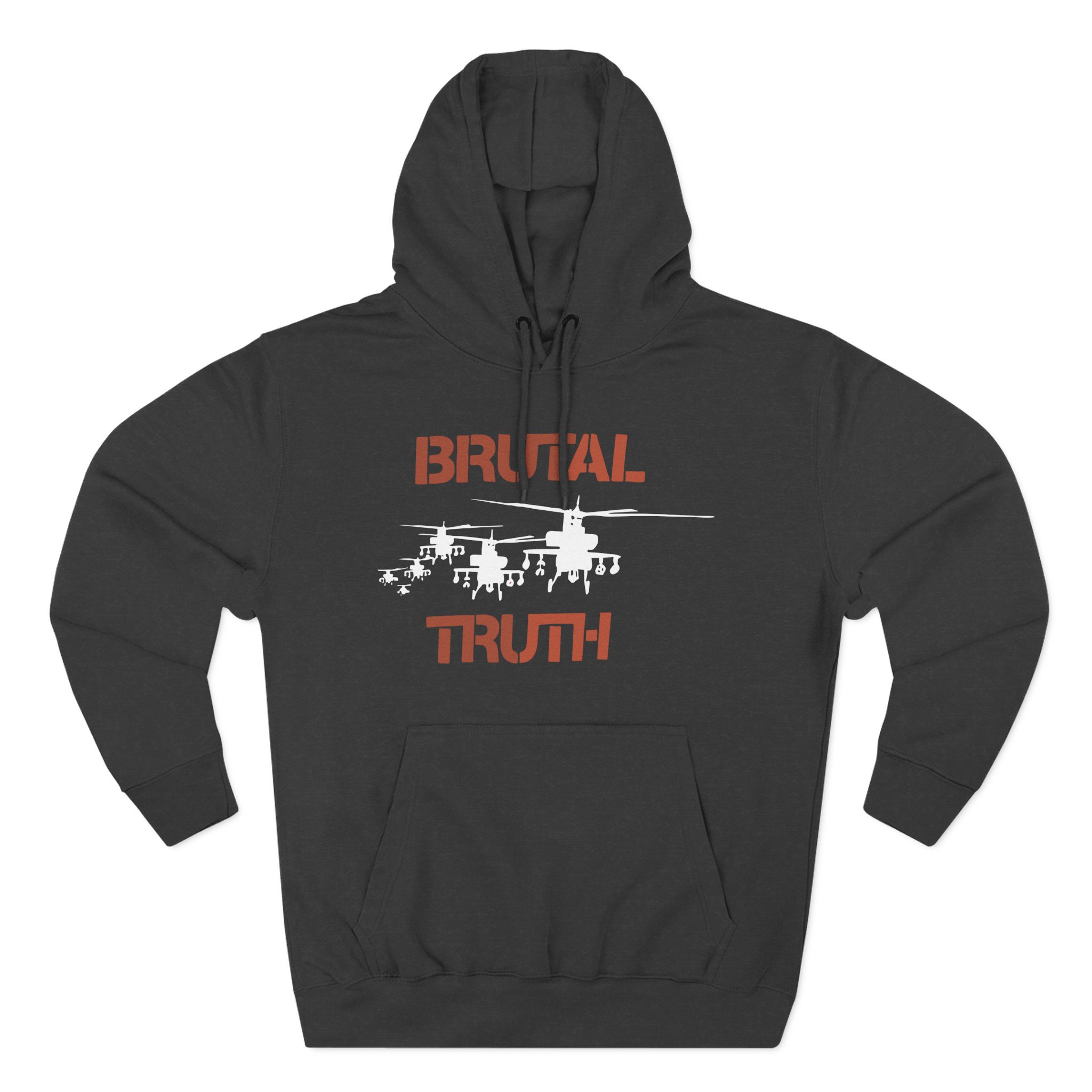 Brutal Truth American Grindcore Band Promo Three-Panel Fleece Hoodie