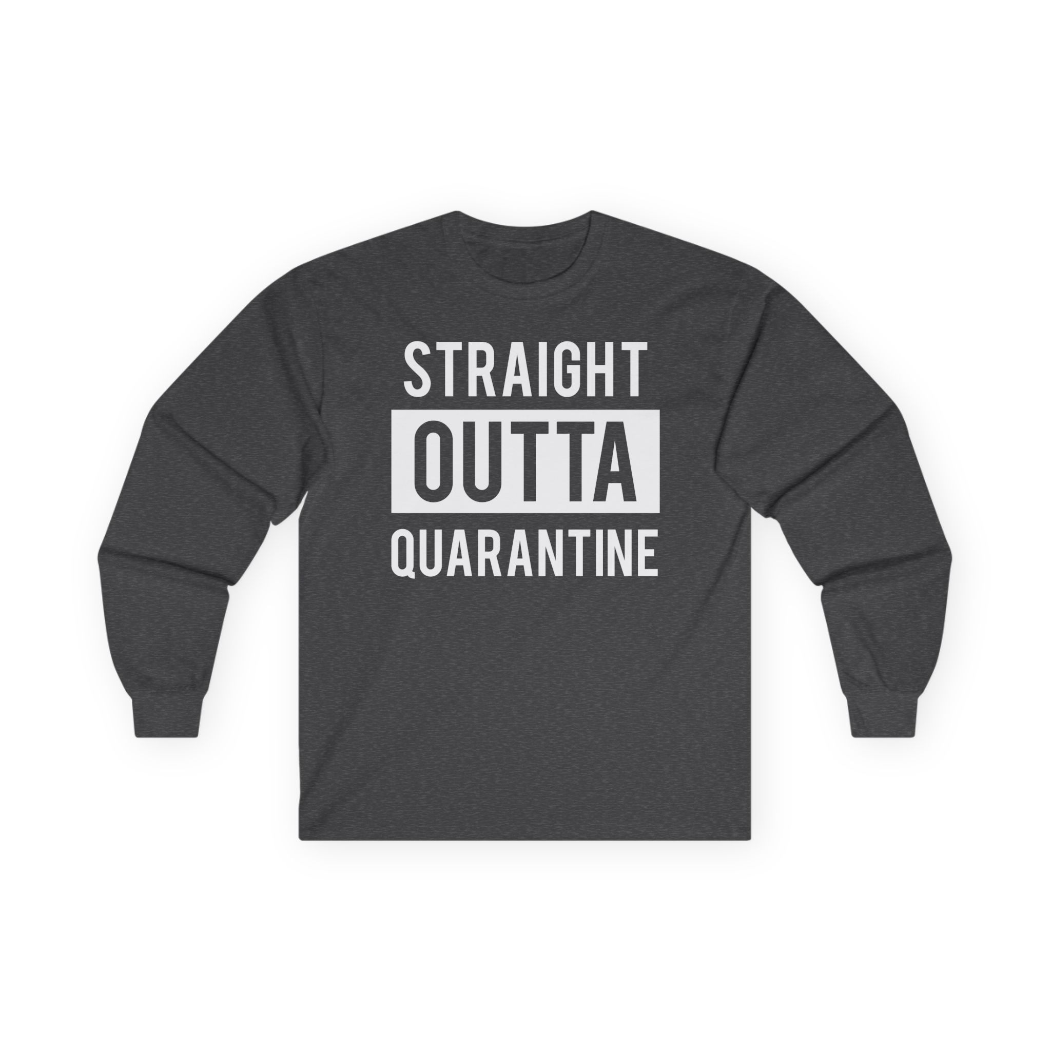 NWA Straight Outta Quarantine Unisex Ultra Cotton Long Sleeve Tee