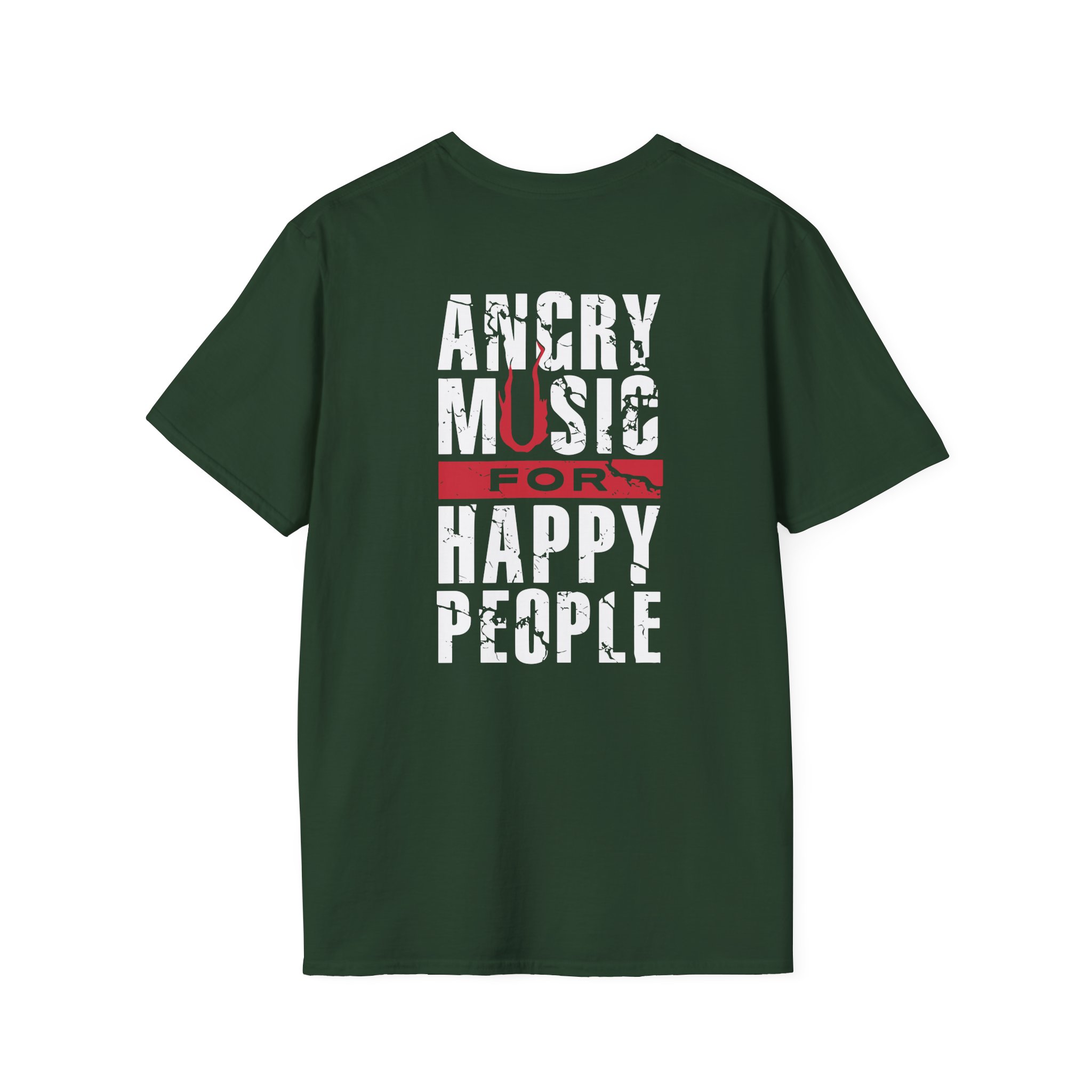August Burns Red Angry Music Unisex Softstyle T-Shirt