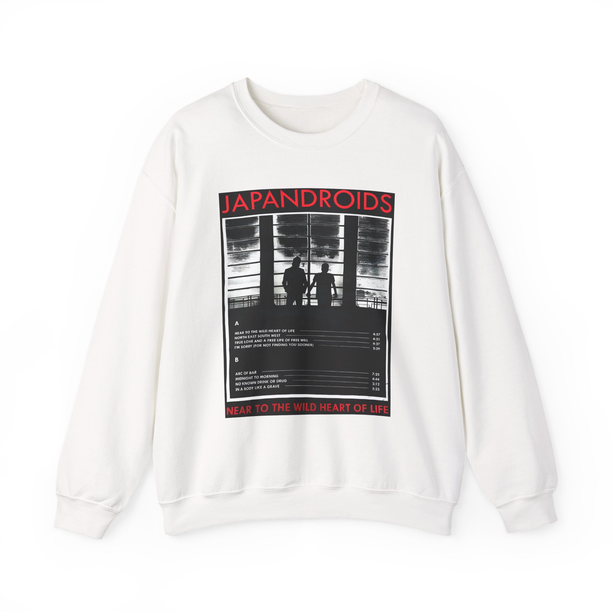 Japandroids Near to the Wild Heart of Life Unisex Heavy Blendâ„¢ Crewneck Sweatshirt