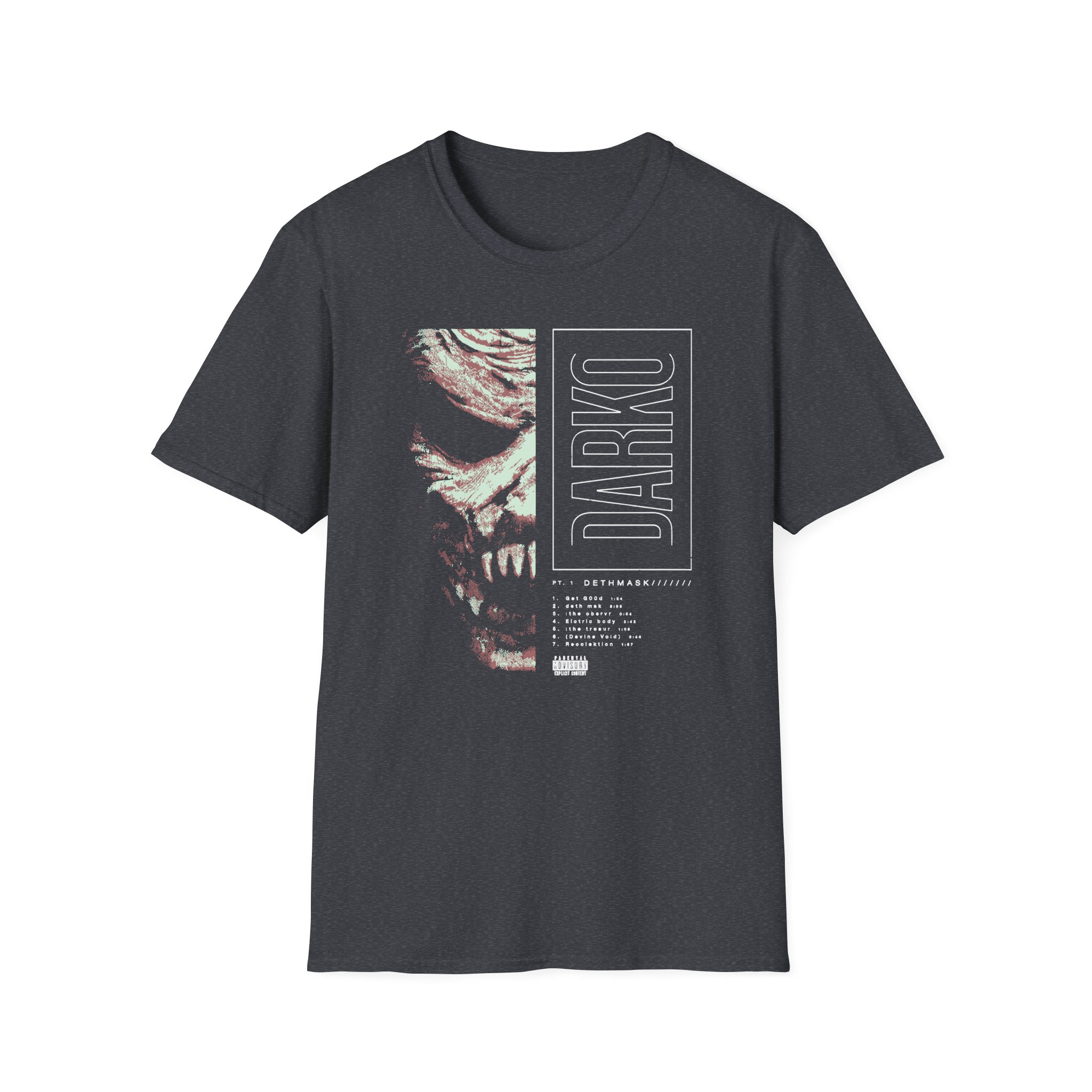 Darko Dethmask Pt 1 Unisex Softstyle T-Shirt