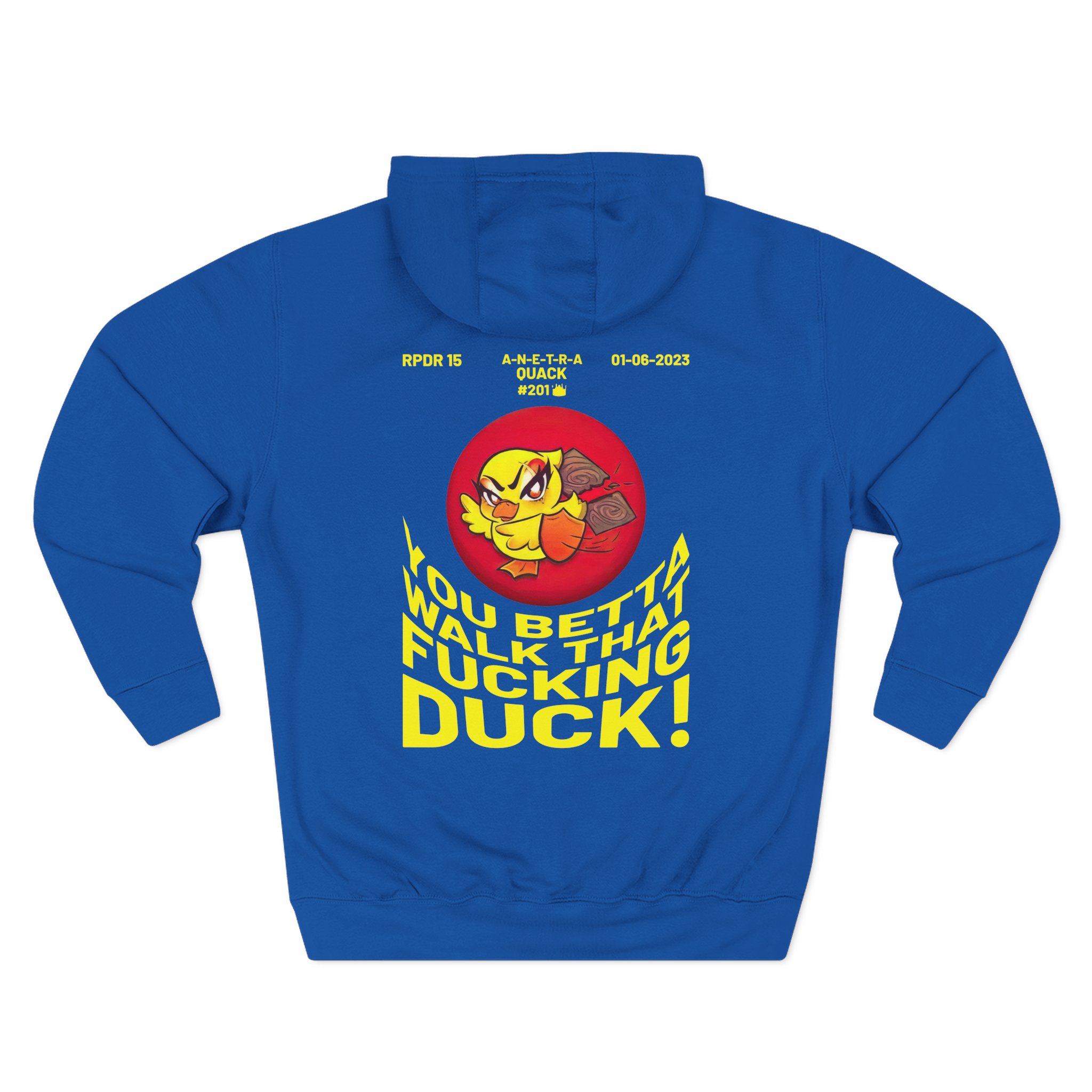 Anetra You Betta Three-Panel Fleece Hoodie