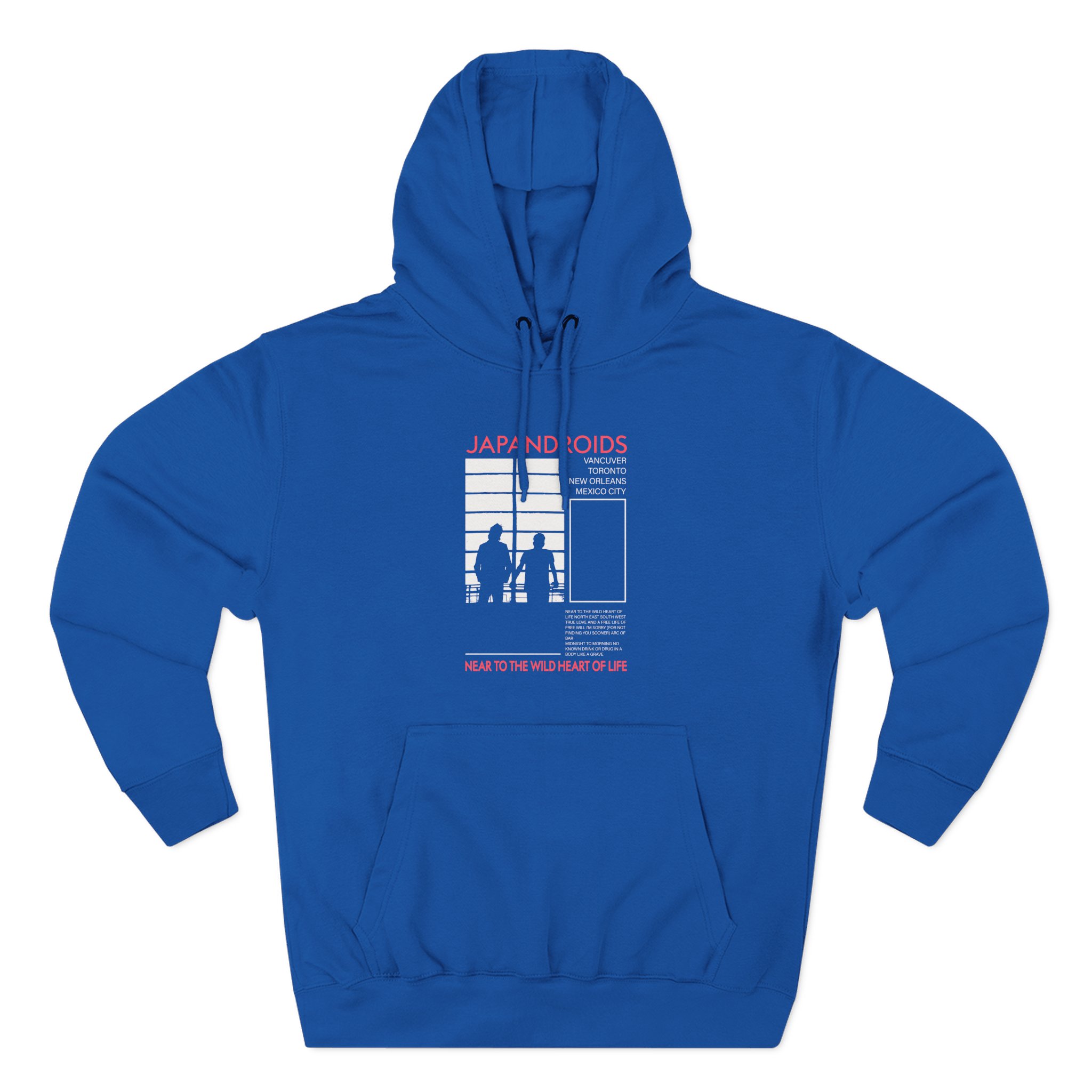 Japandroids Three-Panel Fleece Hoodie