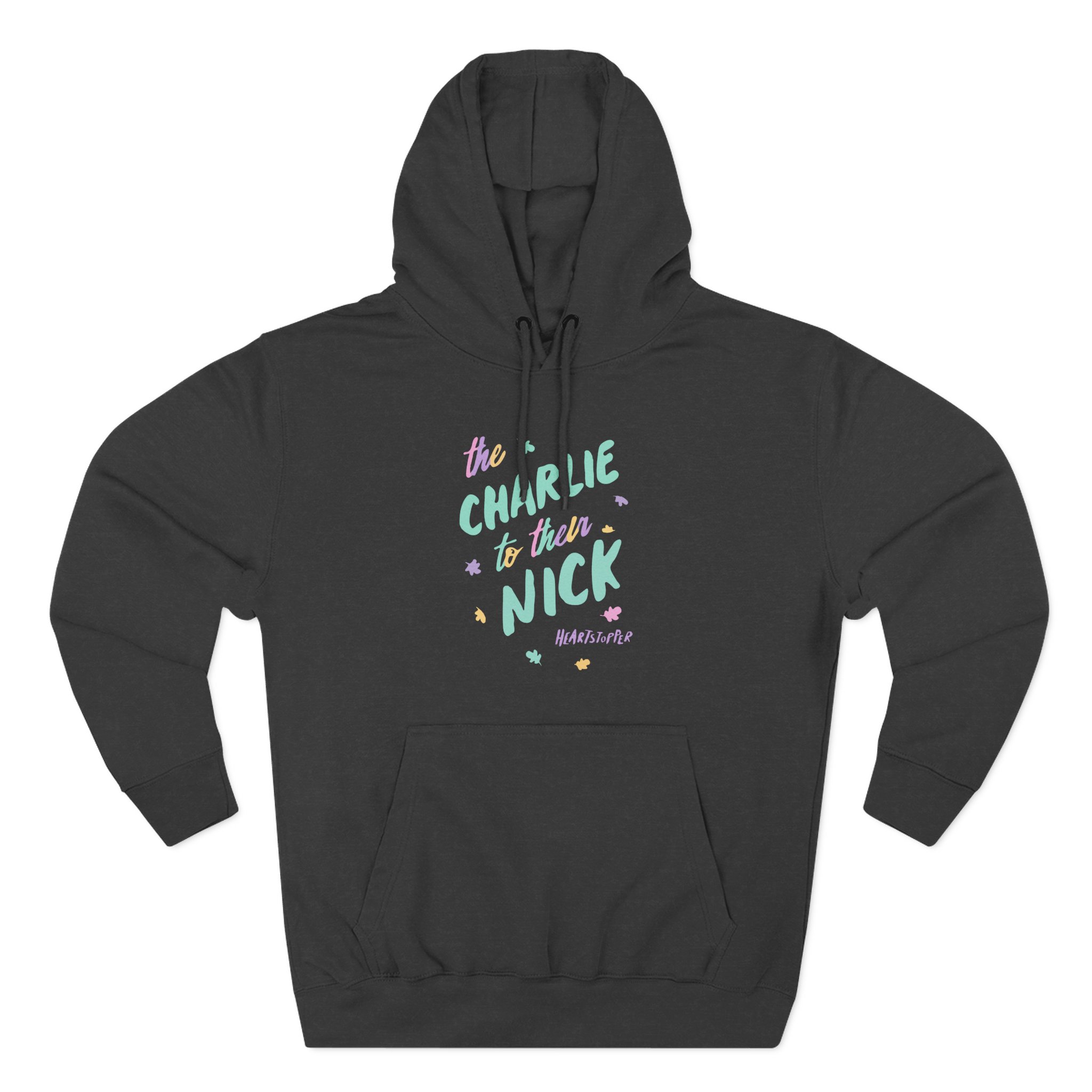 Heartstopper Charlie to Nick Pride Three-Panel Fleece Hoodie