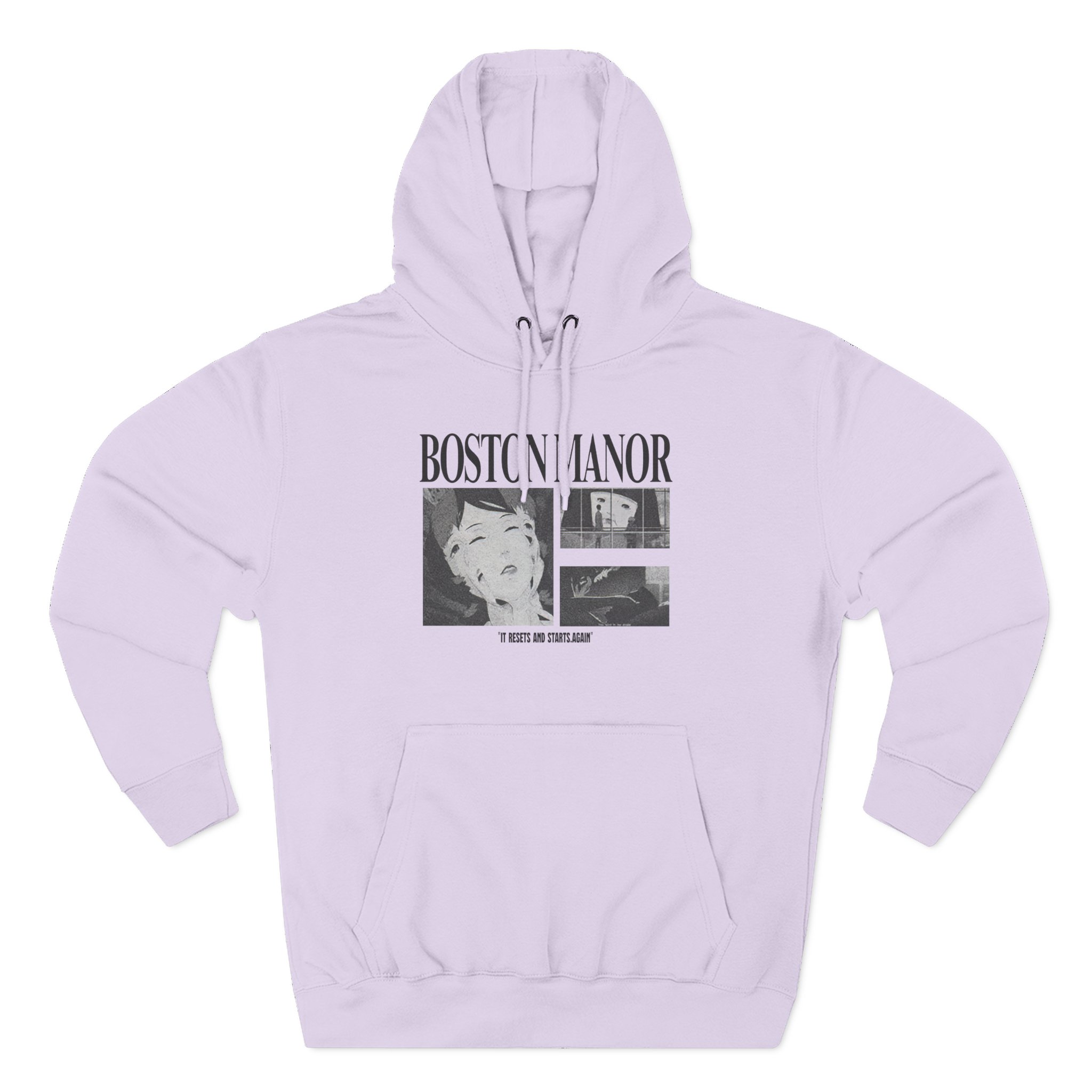Boston Manor Paprika Three-Panel Fleece Hoodie